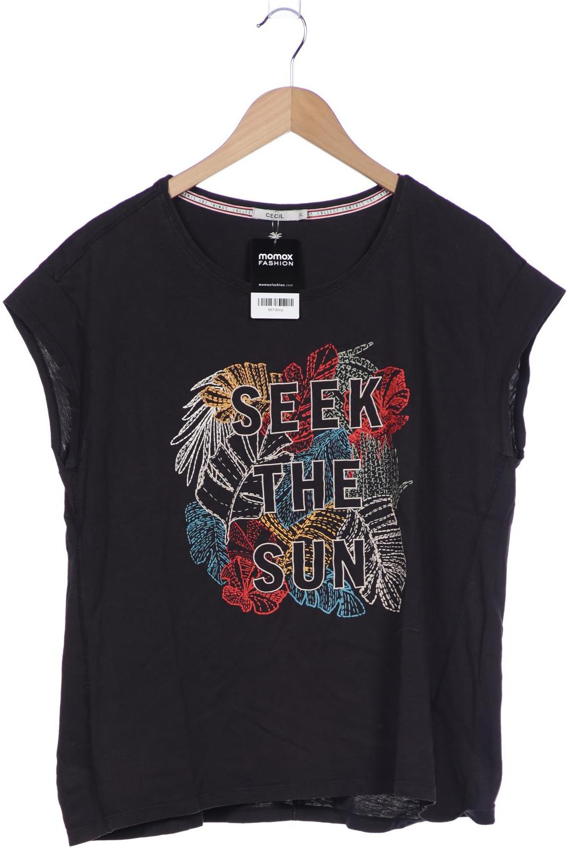 

Cecil Damen T-Shirt, grau, Gr. 44
