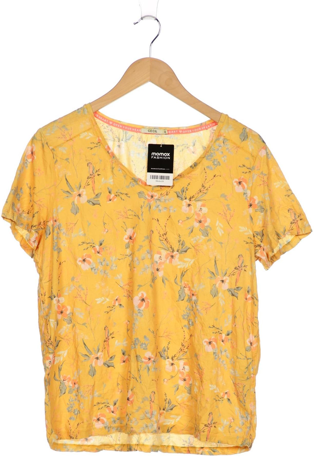 

Cecil Damen T-Shirt, gelb, Gr. 38