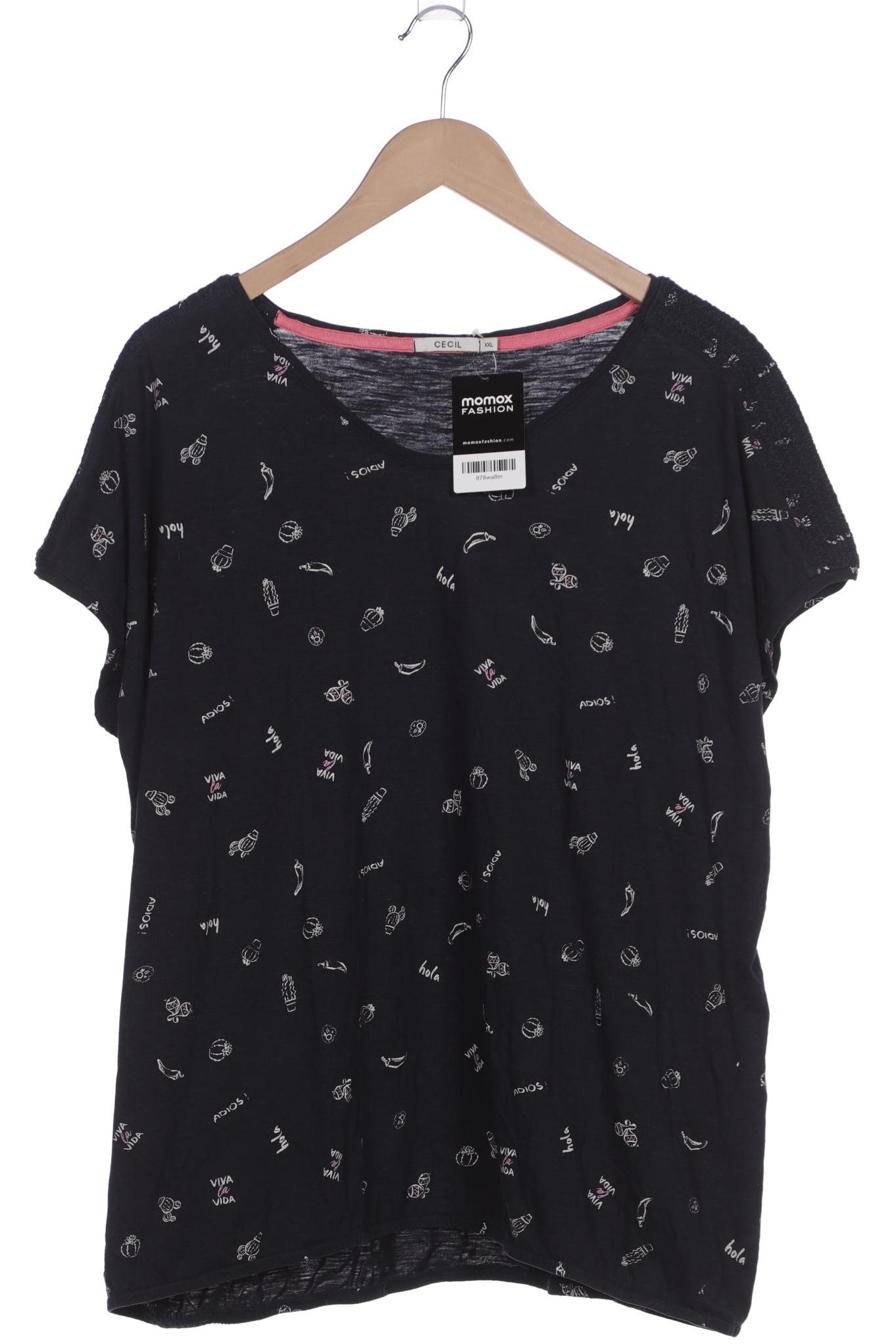 

Cecil Damen T-Shirt, marineblau, Gr. 46