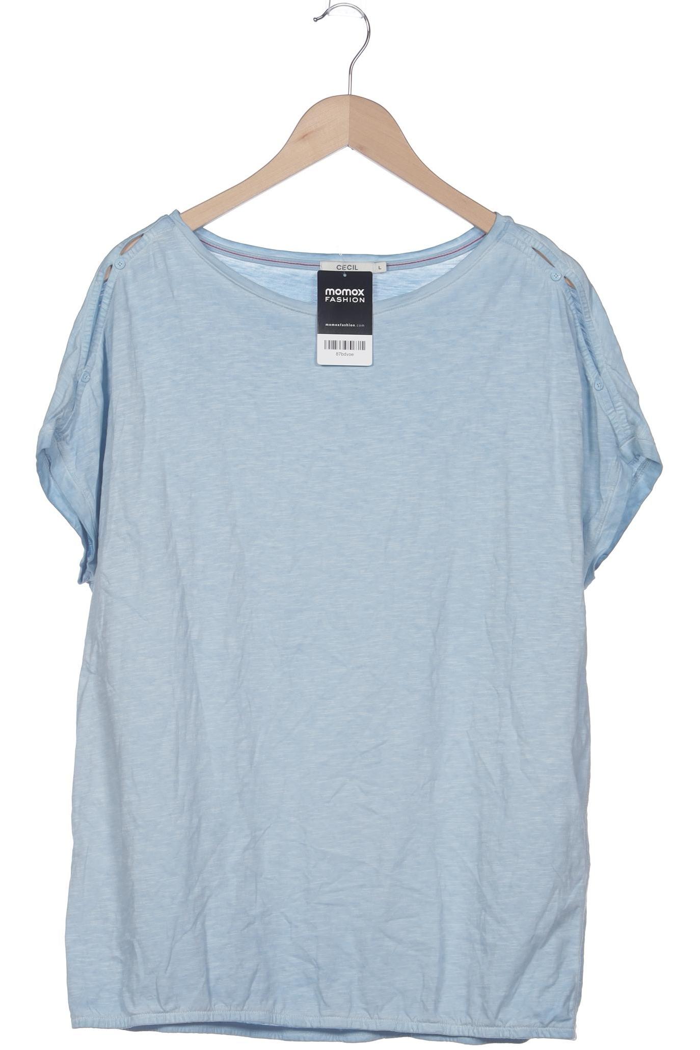 

Cecil Damen T-Shirt, hellblau, Gr. 42