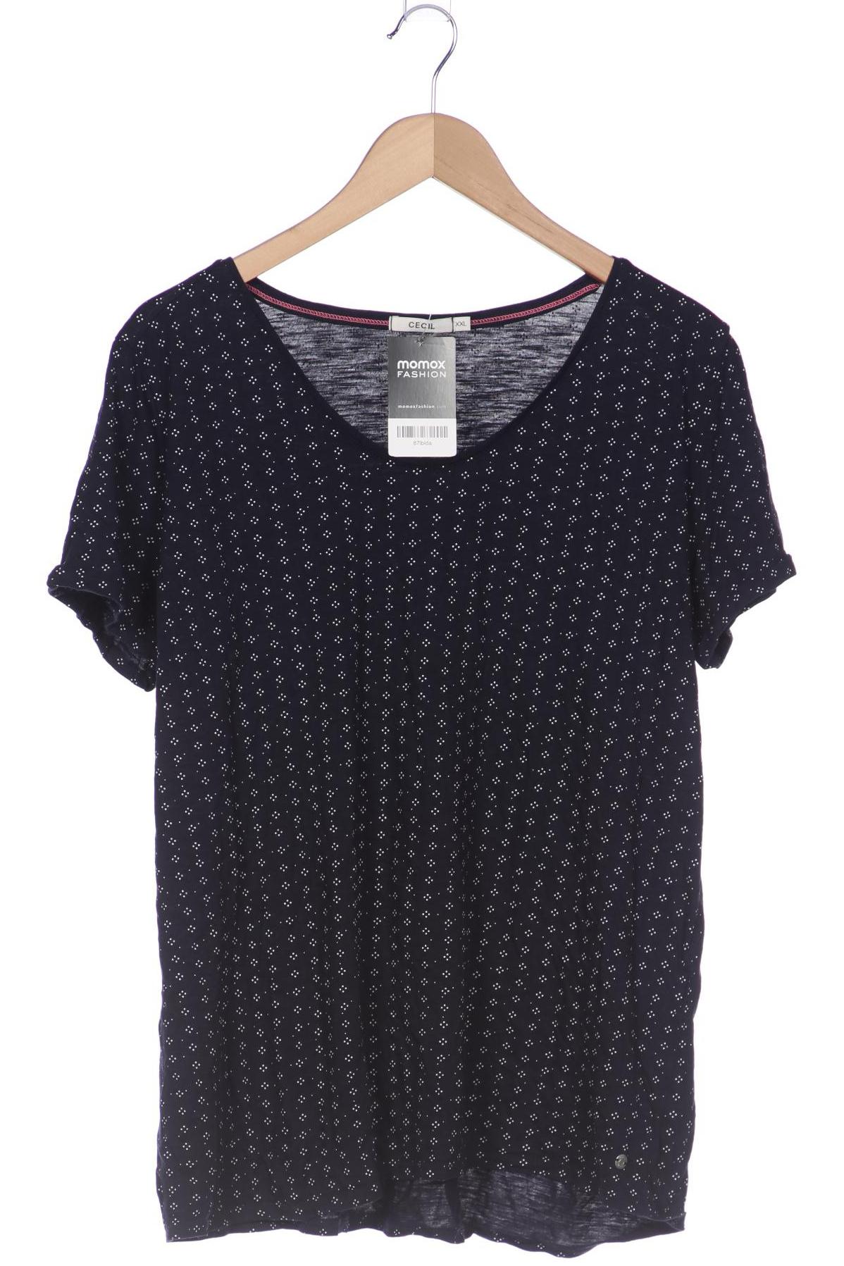 

Cecil Damen T-Shirt, marineblau, Gr. 46