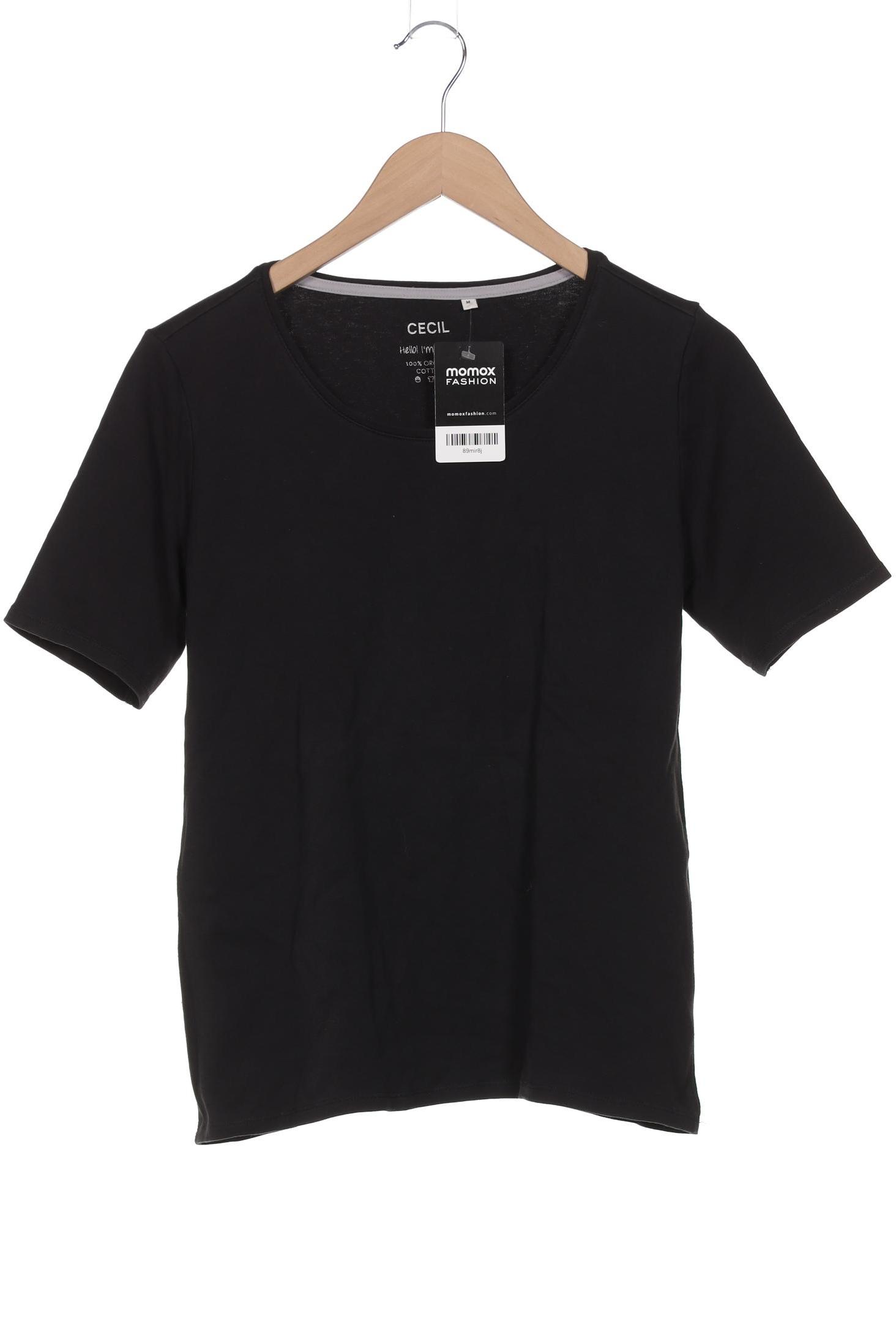 

Cecil Damen T-Shirt, schwarz, Gr. 38