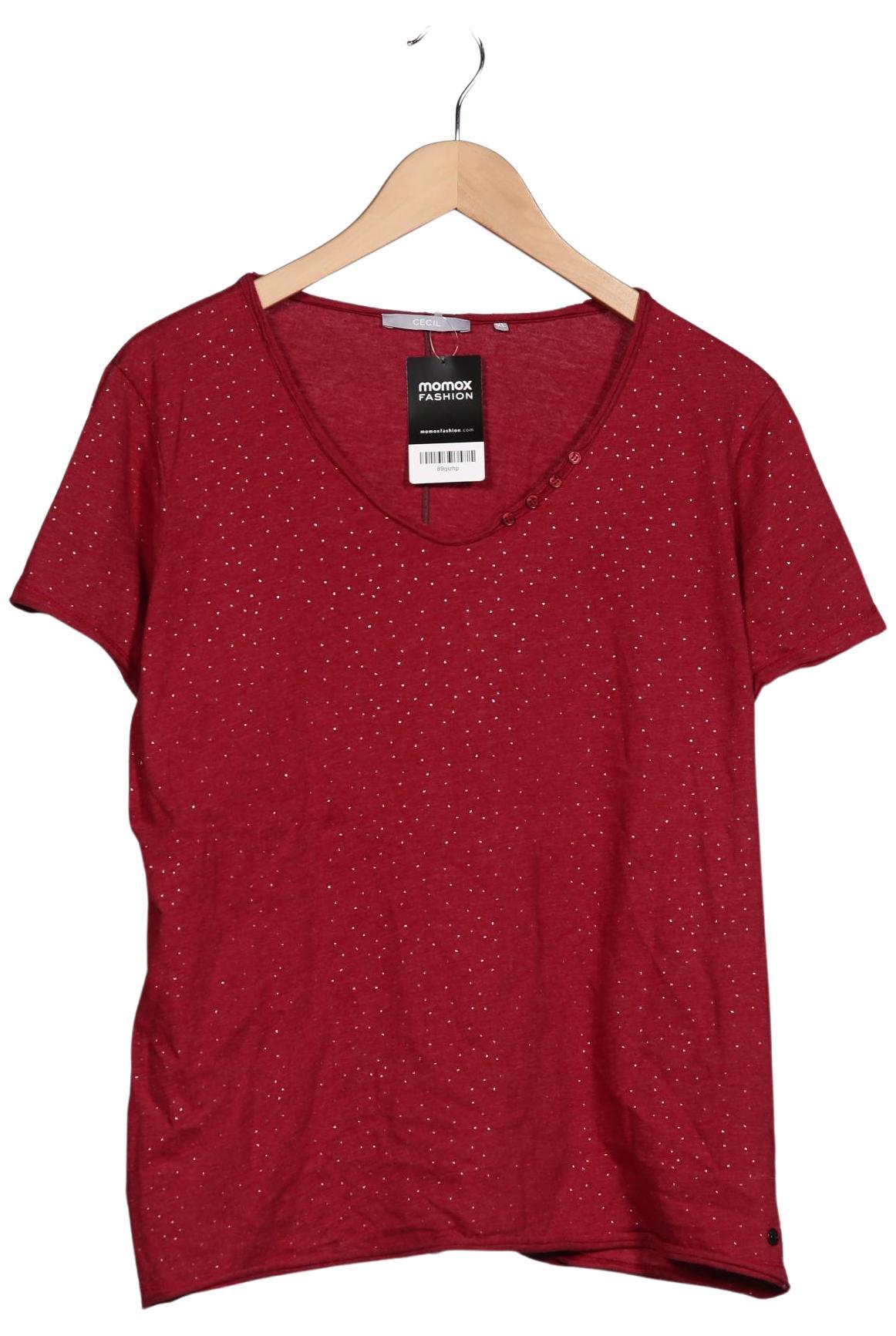 

Cecil Damen T-Shirt, bordeaux, Gr. 44