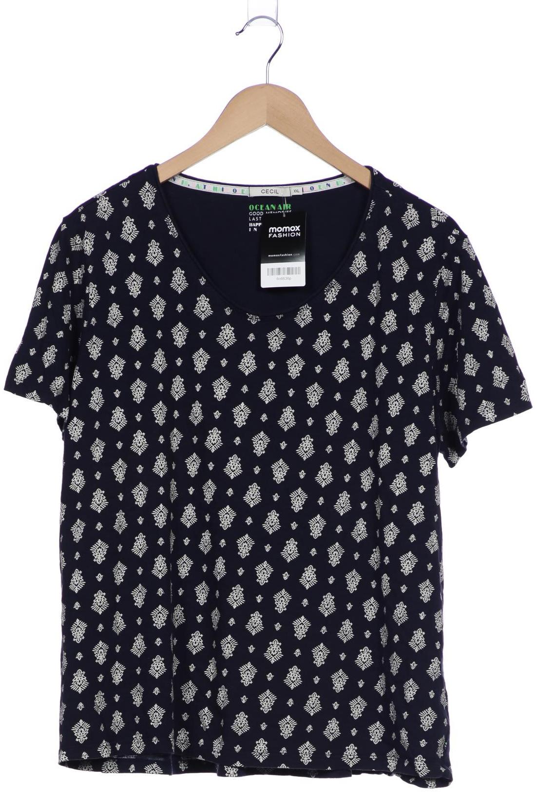 

Cecil Damen T-Shirt, marineblau, Gr. 46