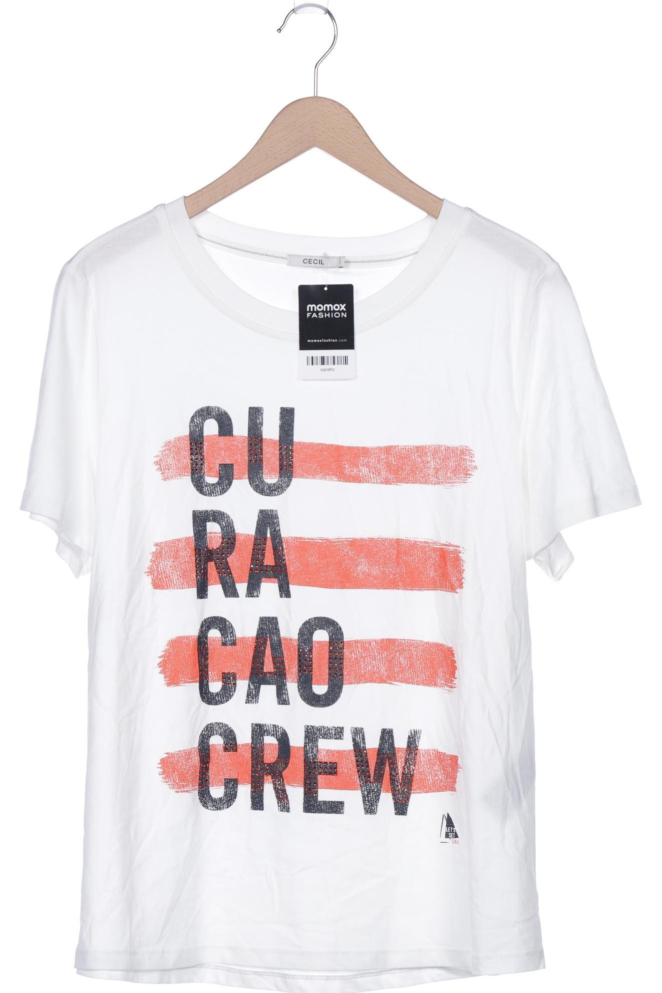 

CECIL Damen T-Shirt, weiß
