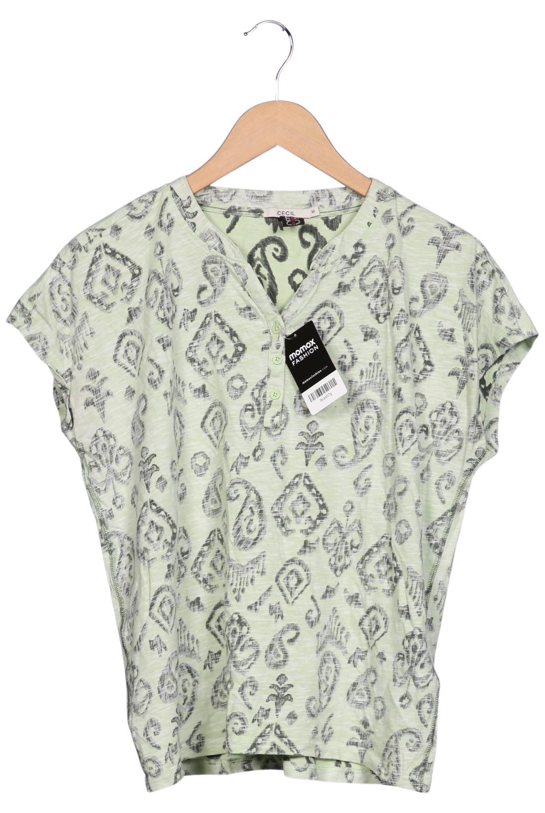 

Cecil Damen T-Shirt, hellgrün, Gr. 38