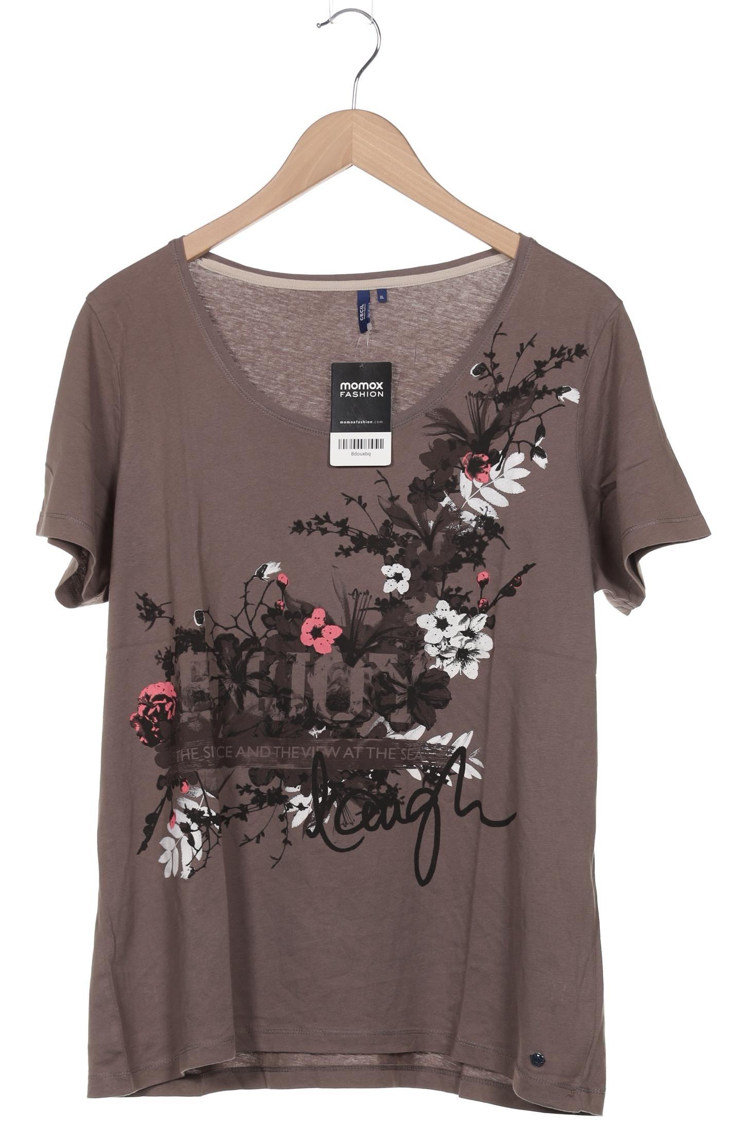 Thumbnail - Cecil Damen T-Shirt, braun, Gr. 44