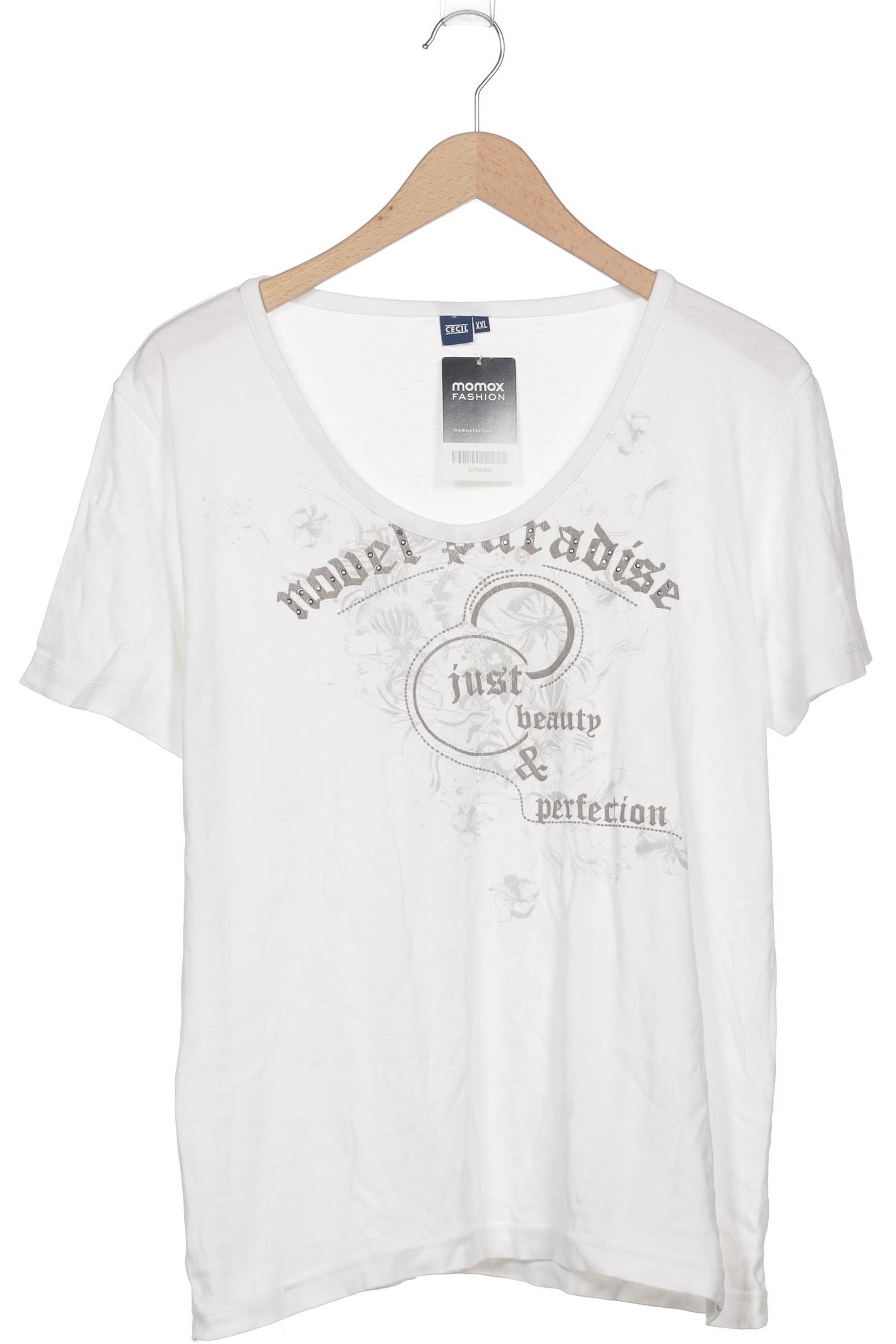

Cecil Damen T-Shirt, weiß, Gr. 46