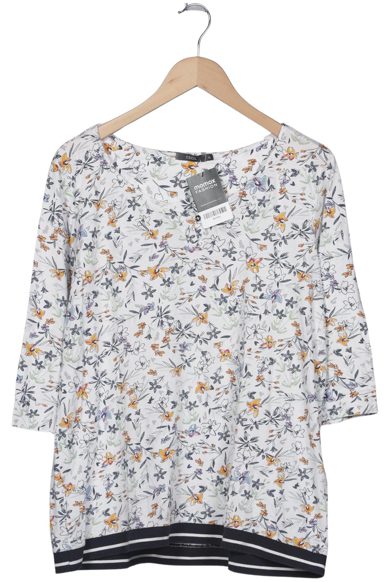 

Cecil Damen T-Shirt, weiß, Gr. 44