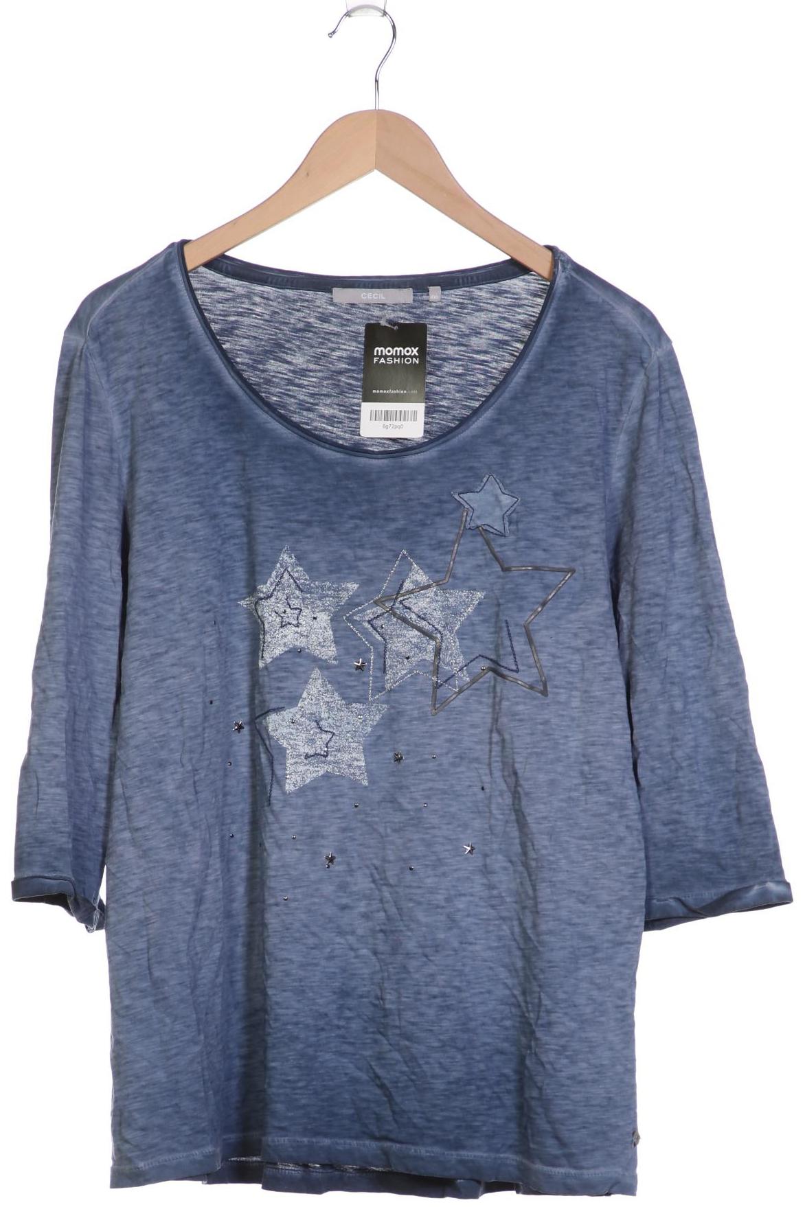 

Cecil Damen T-Shirt, blau, Gr. 46