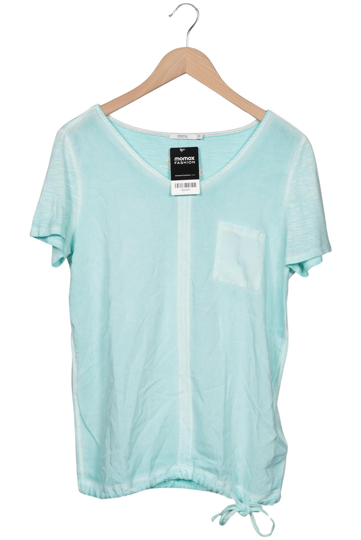 

Cecil Damen T-Shirt, türkis, Gr. 34