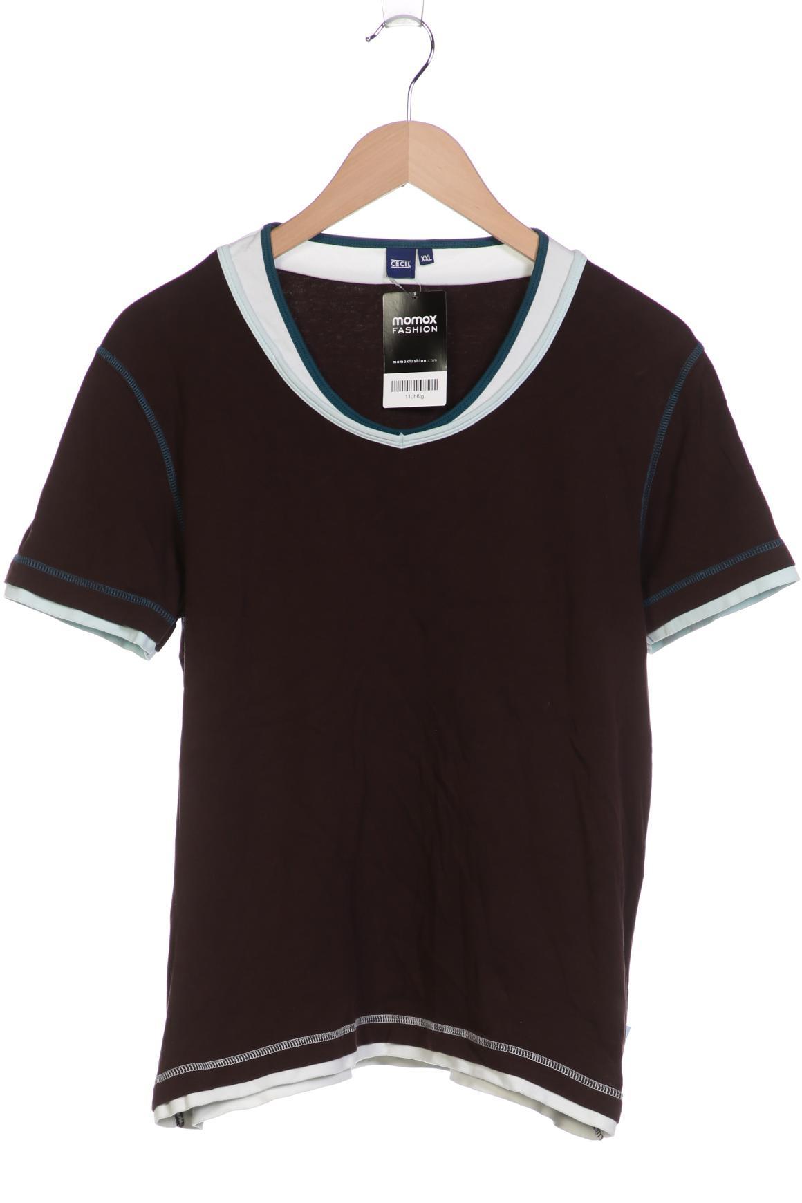 

Cecil Damen T-Shirt, braun, Gr. 46