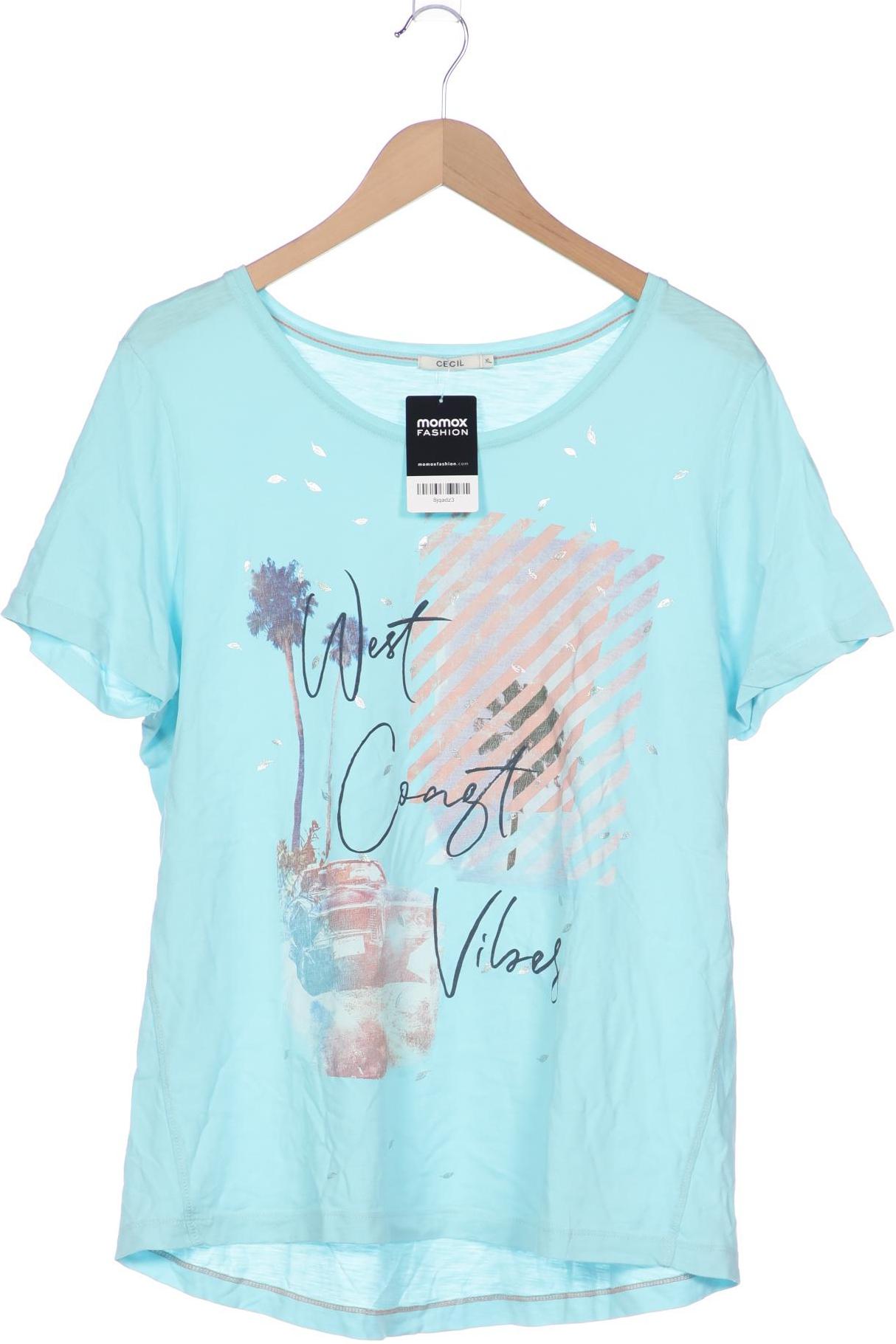 

Cecil Damen T-Shirt, hellblau, Gr. 44