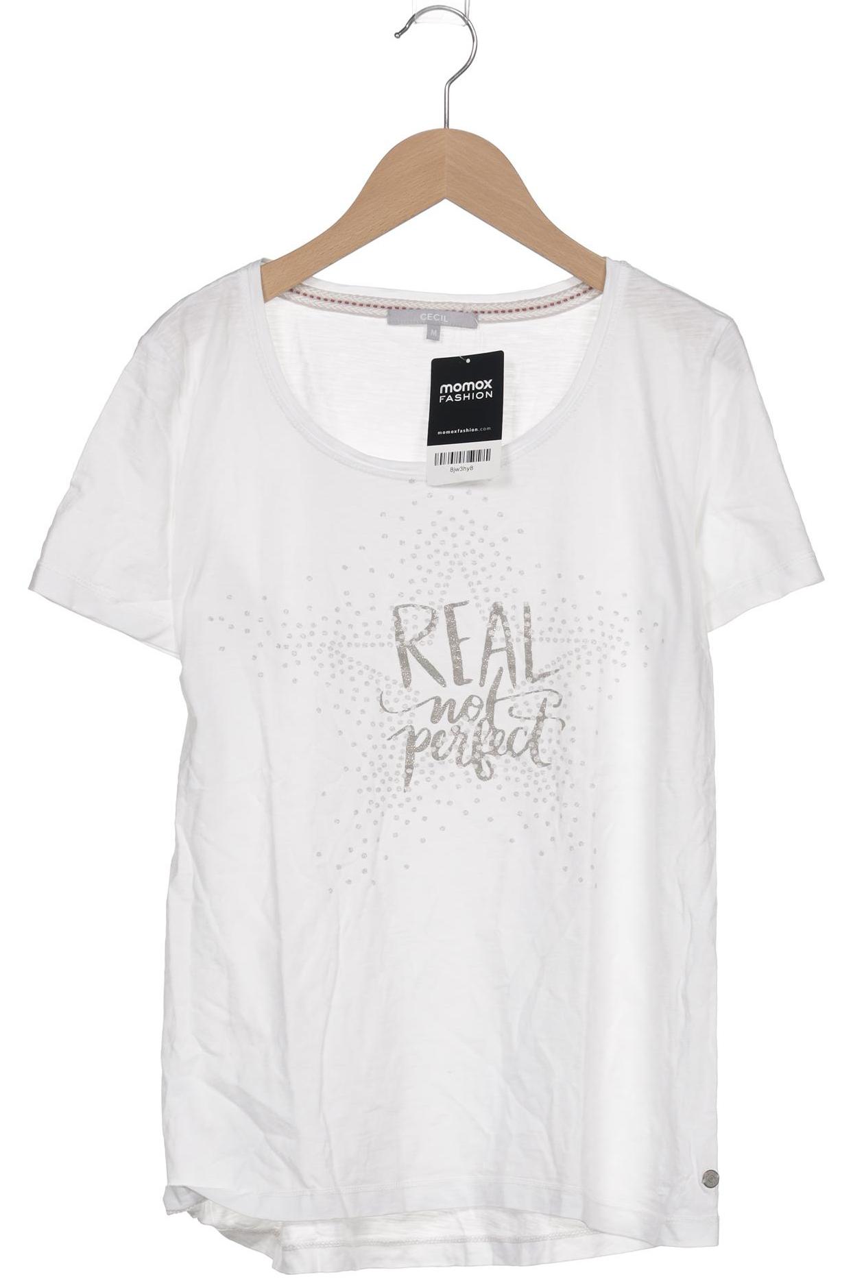 

Cecil Damen T-Shirt, weiß, Gr. 38