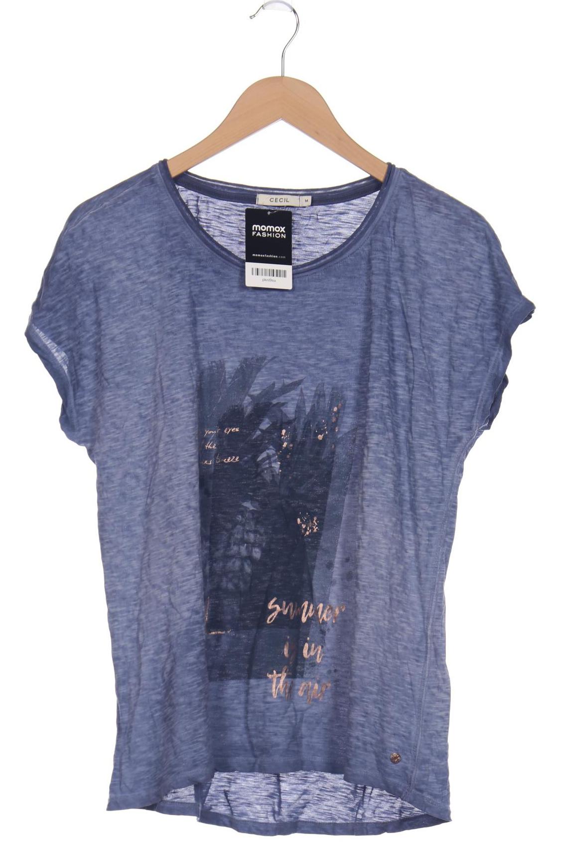 

Cecil Damen T-Shirt, blau, Gr. 38