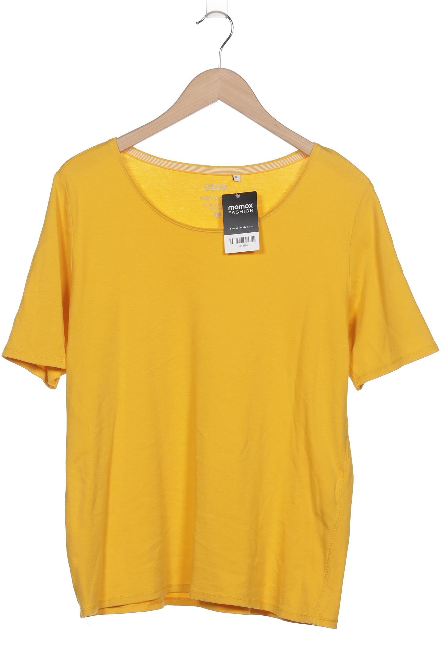 

Cecil Damen T-Shirt, gelb, Gr. 44
