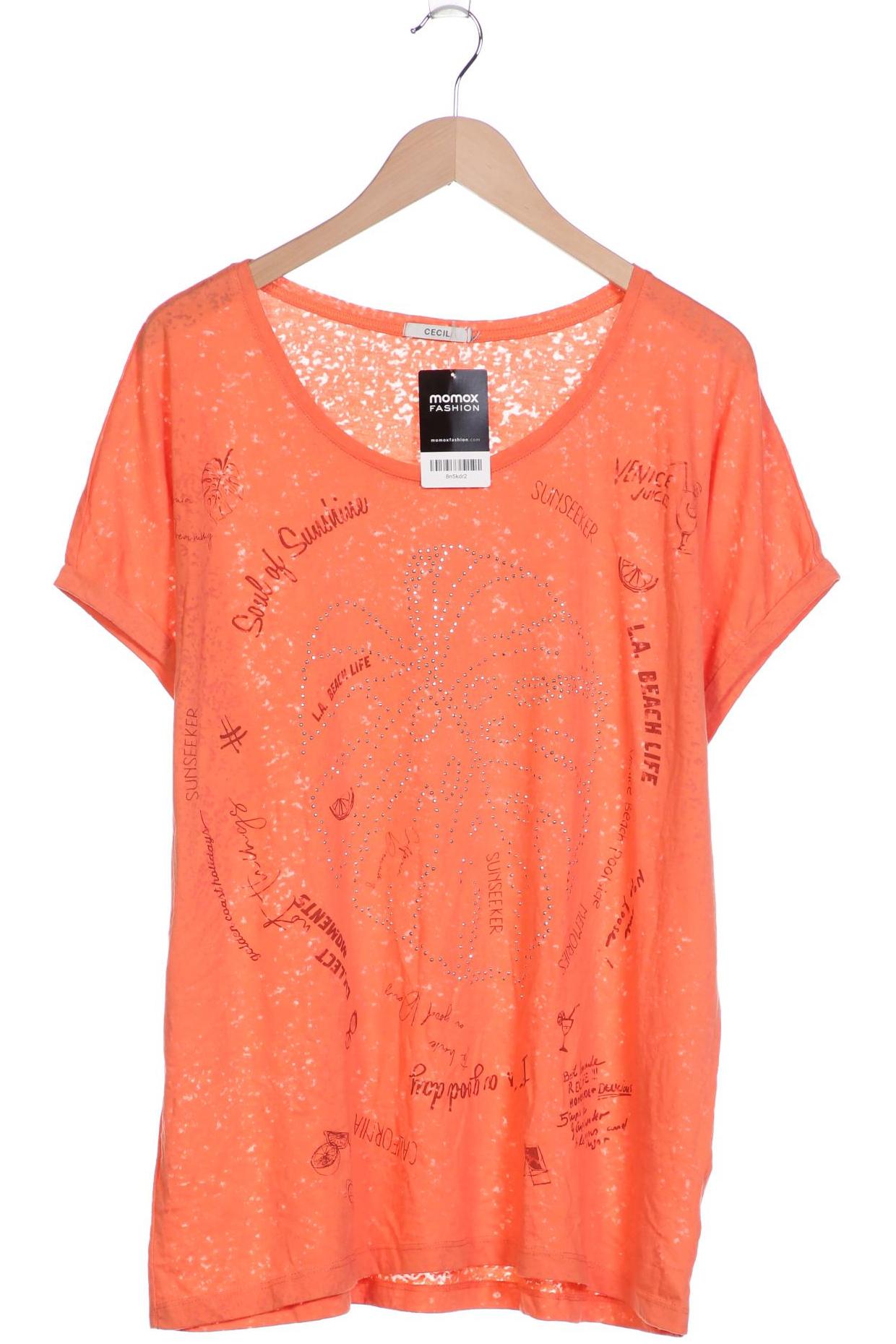 

Cecil Damen T-Shirt, orange, Gr. 46