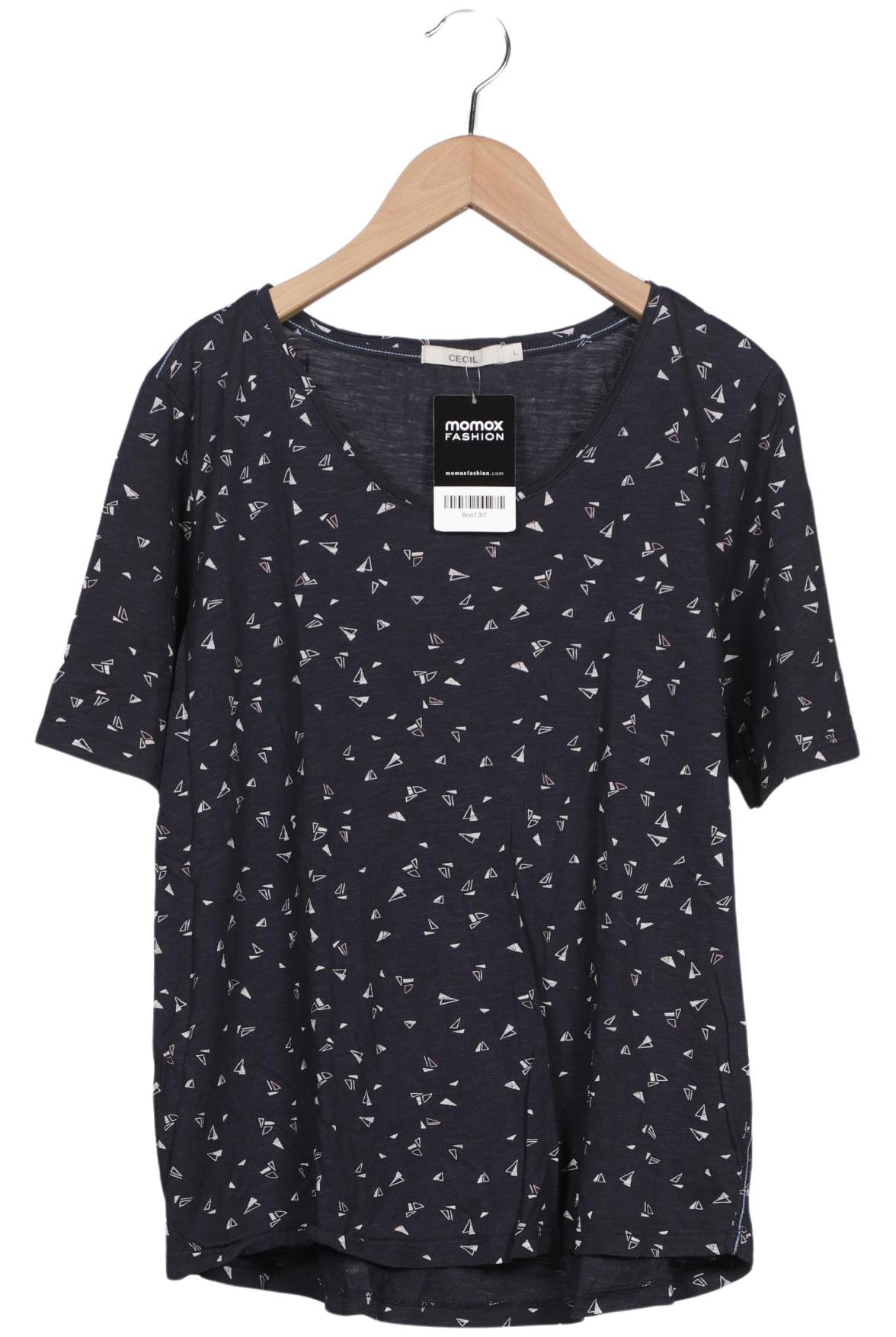 

Cecil Damen T-Shirt, marineblau, Gr. 42