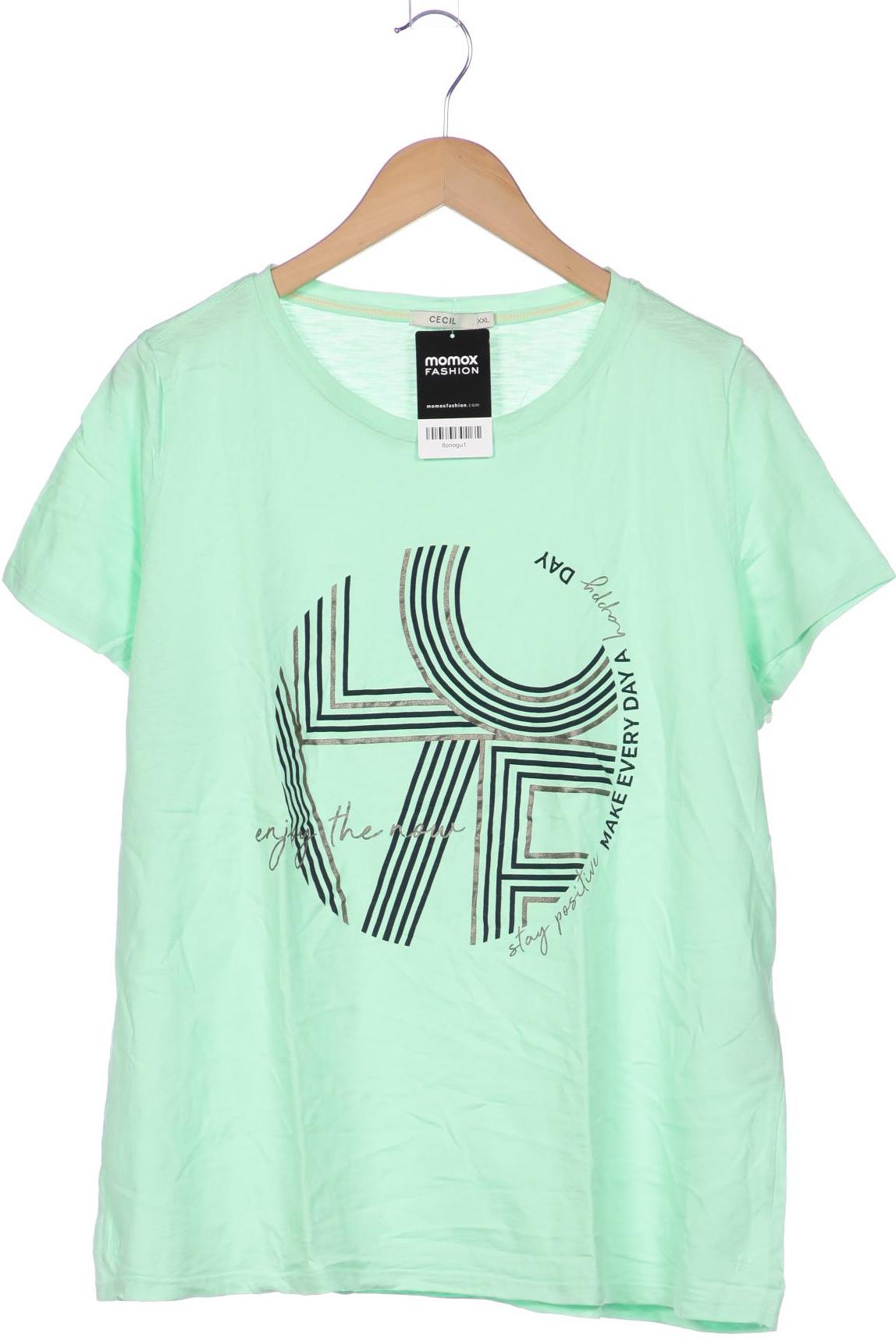 

CECIL Damen T-Shirt, hellgrün