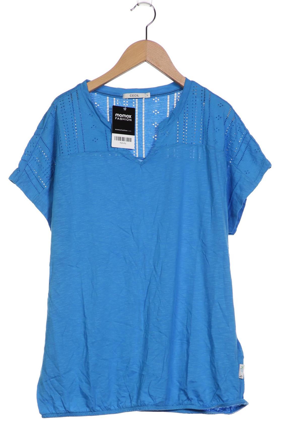 

Cecil Damen T-Shirt, blau, Gr. 42