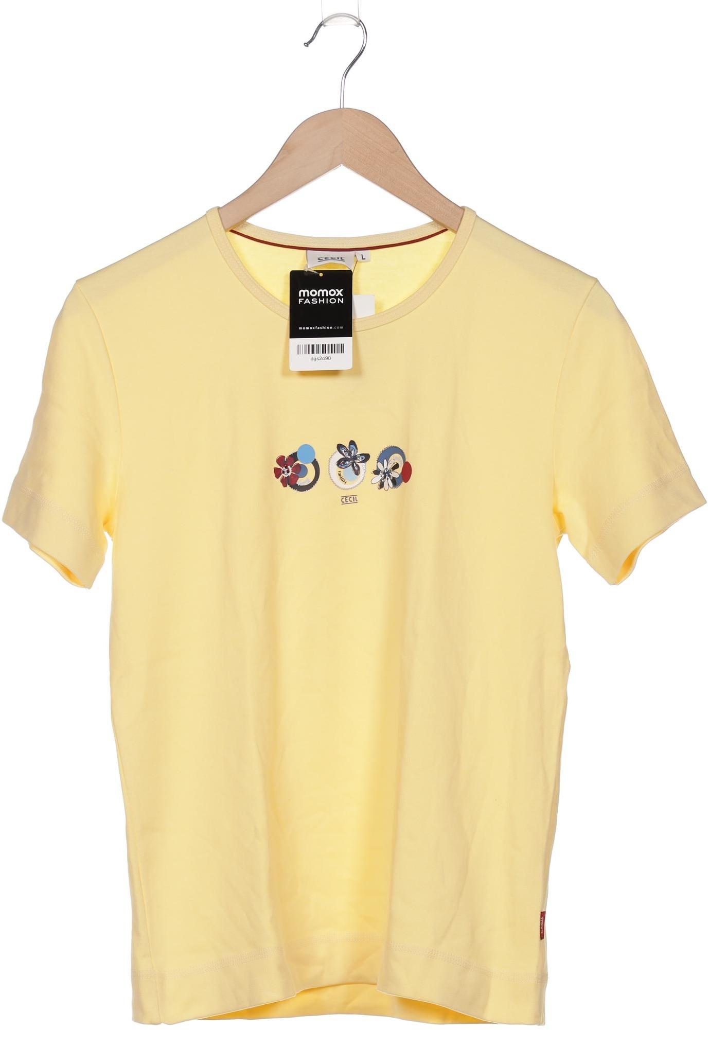 

Cecil Damen T-Shirt, gelb, Gr. 42