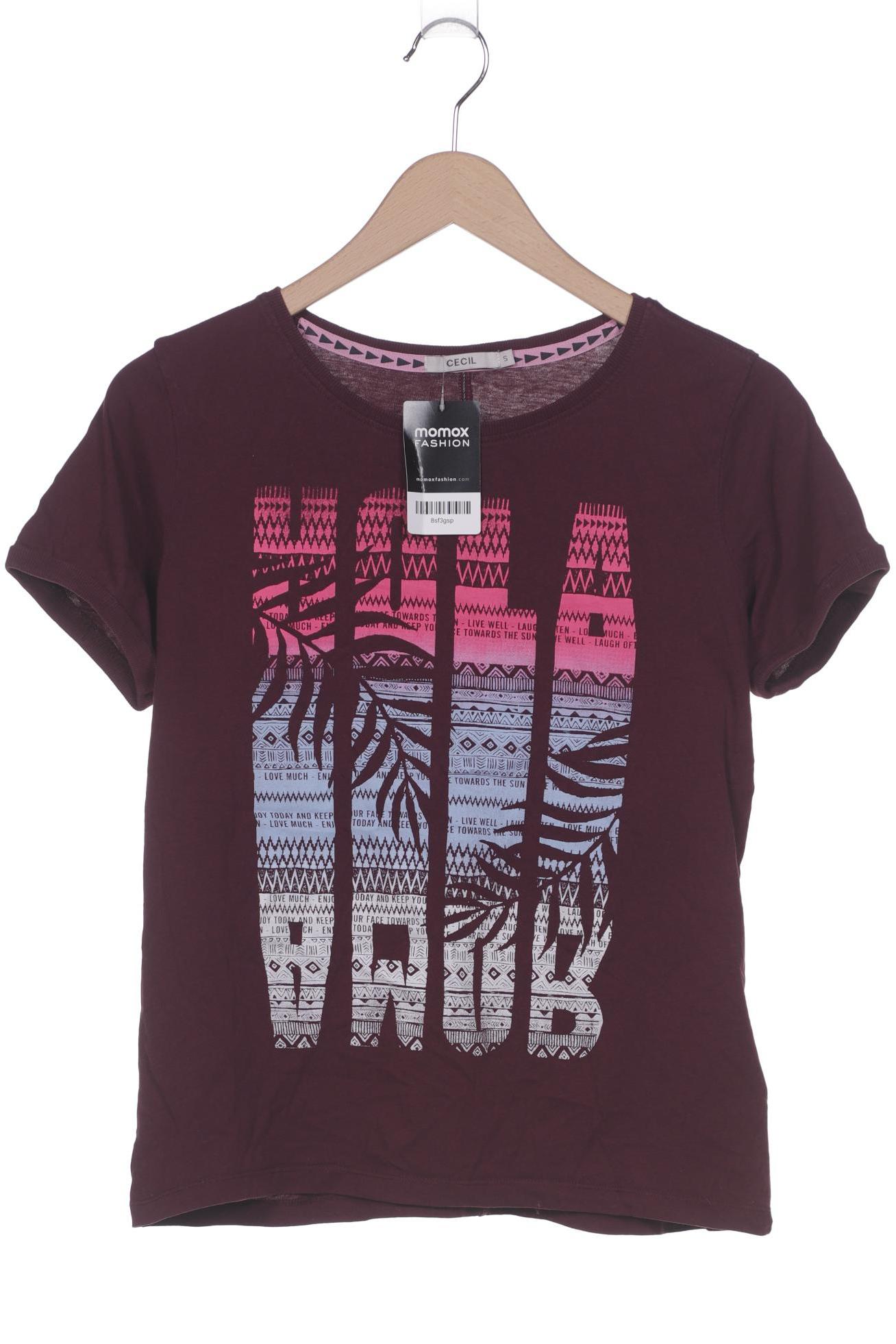 

Cecil Damen T-Shirt, bordeaux, Gr. 36
