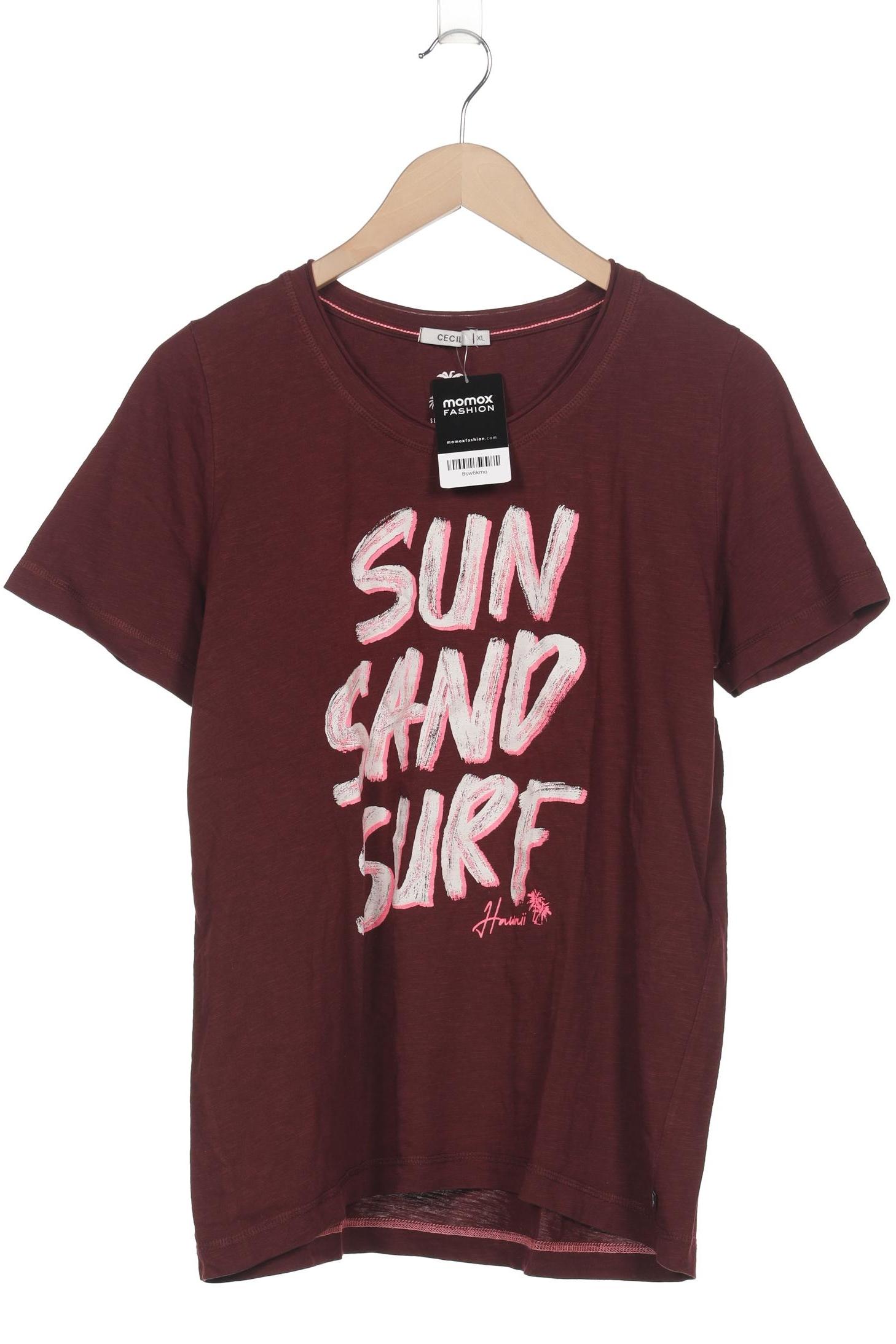 

Cecil Damen T-Shirt, bordeaux, Gr. 44