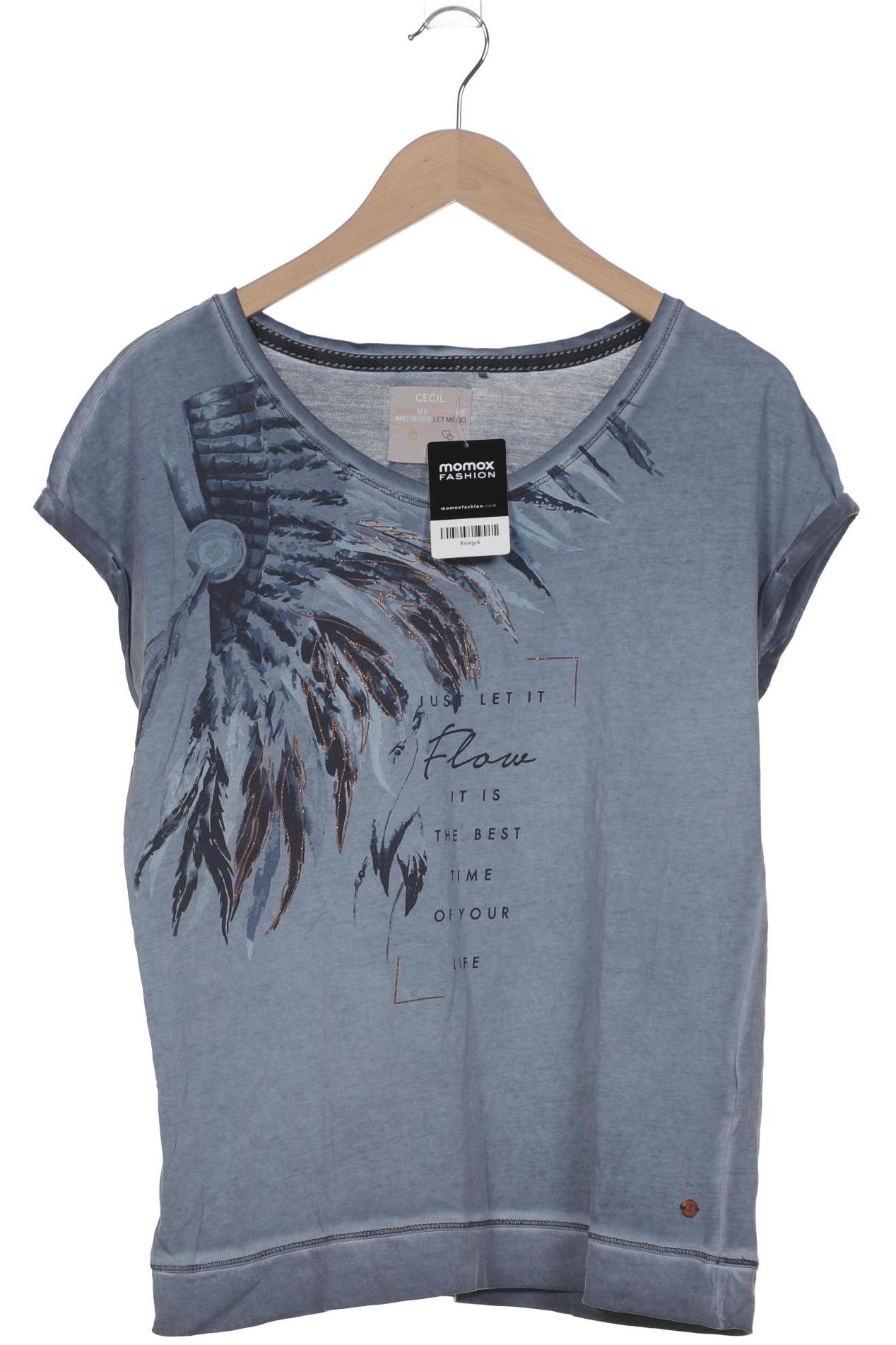 

Cecil Damen T-Shirt, grau, Gr. 36