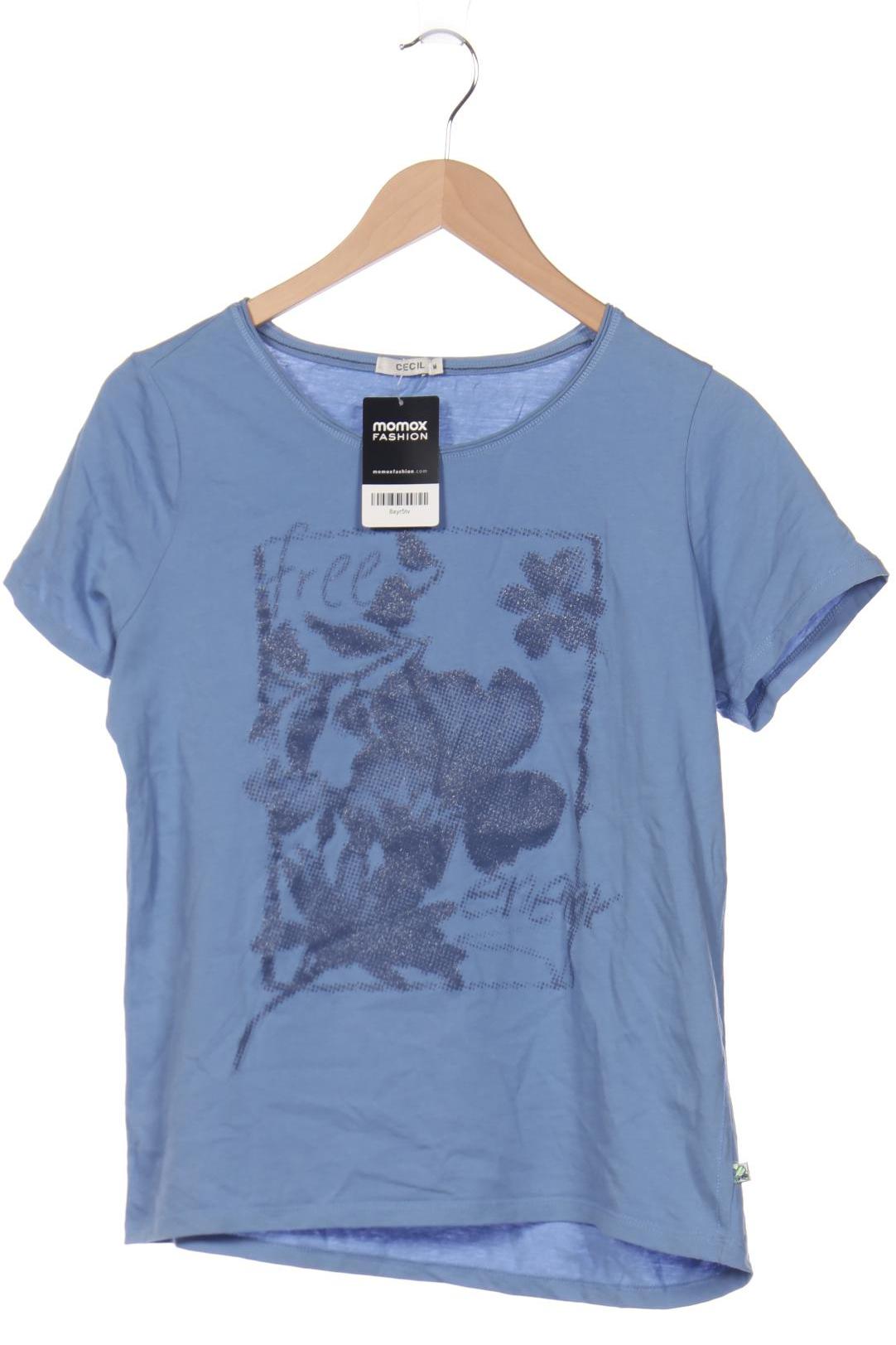 

Cecil Damen T-Shirt, blau, Gr. 38