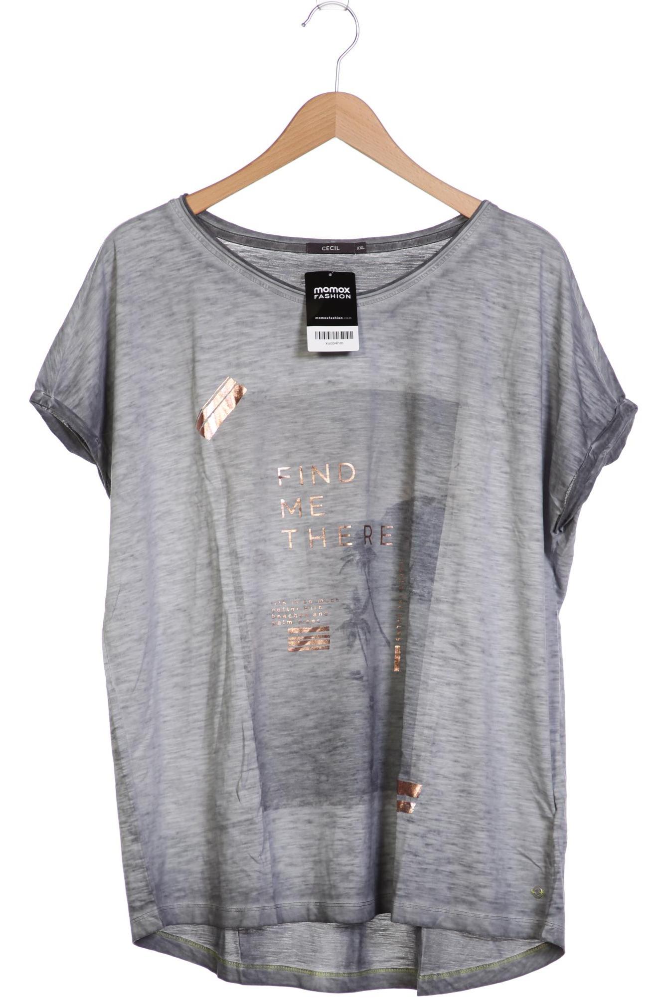 

Cecil Damen T-Shirt, grau, Gr. 46