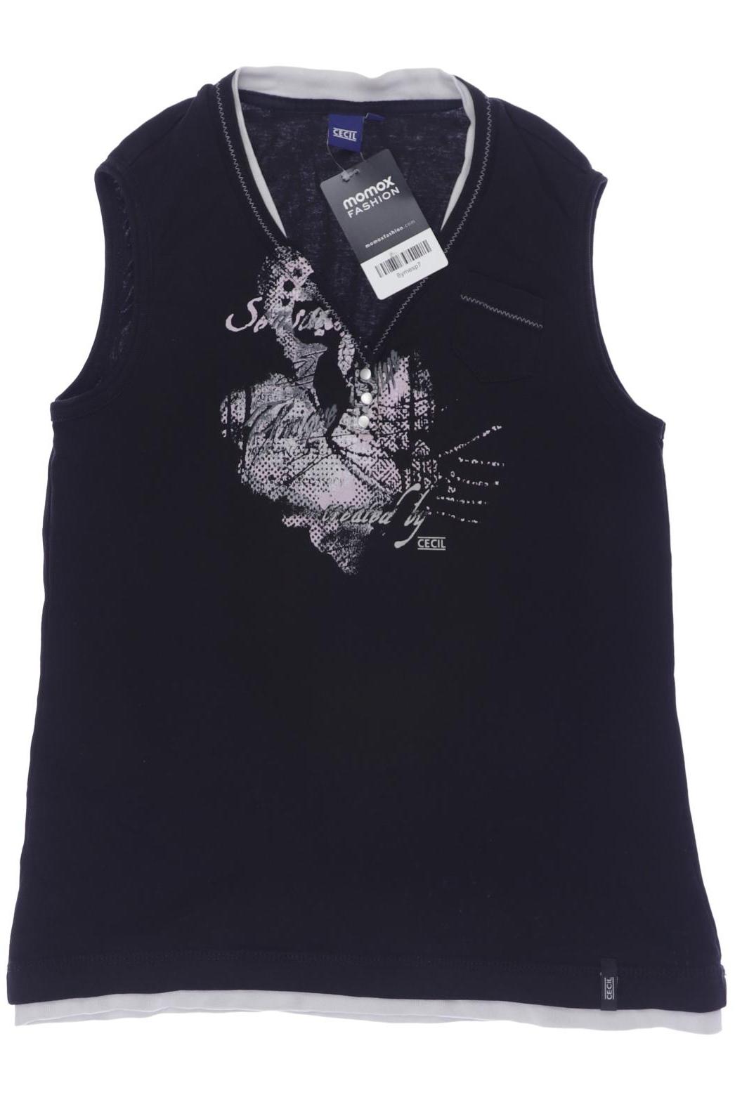 

Cecil Damen T-Shirt, schwarz, Gr. 38