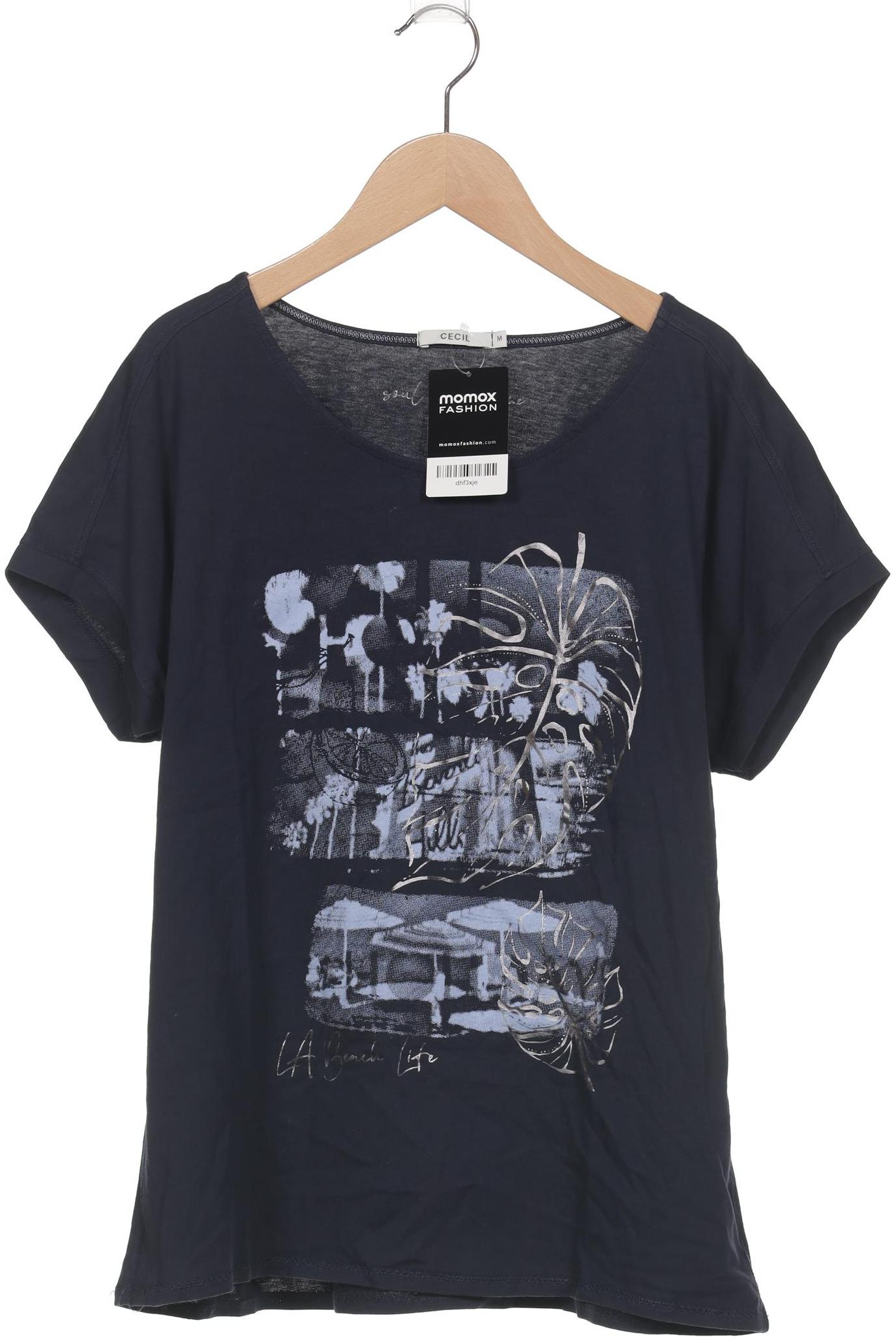 

Cecil Damen T-Shirt, marineblau, Gr. 38