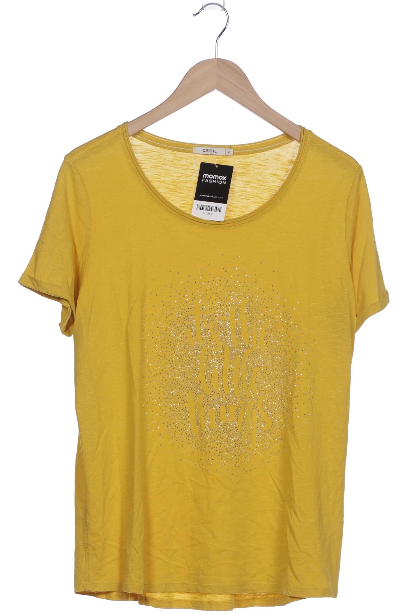 

Cecil Damen T-Shirt, gelb, Gr. 44