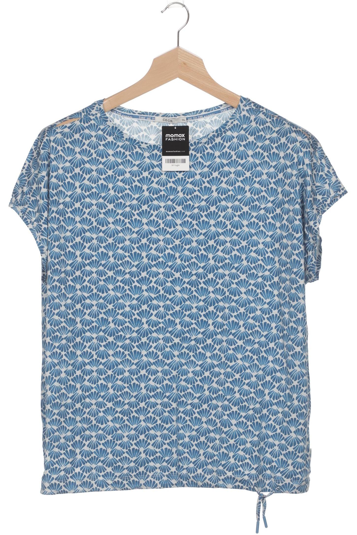 

Cecil Damen T-Shirt, blau, Gr. 46