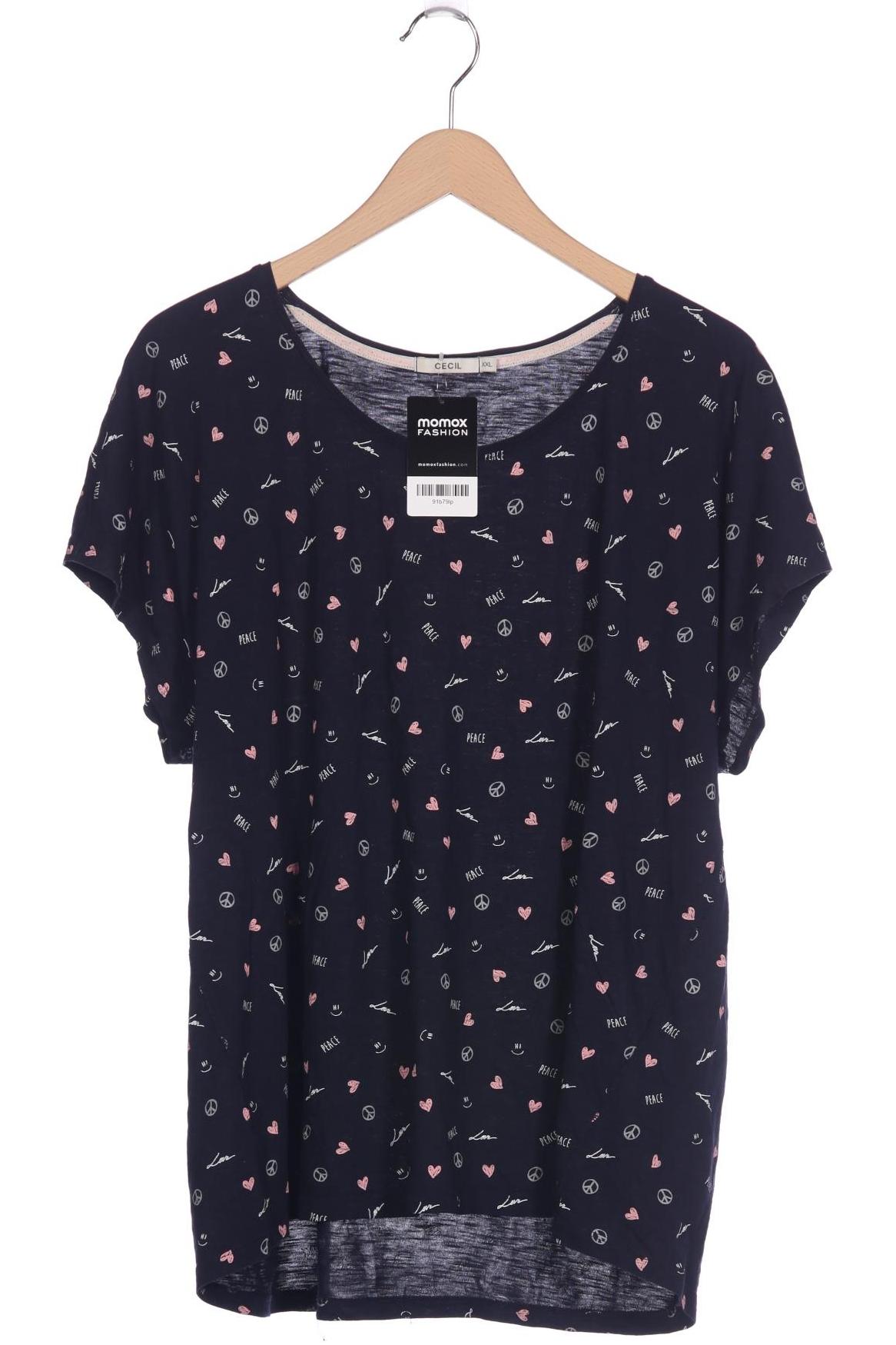 

Cecil Damen T-Shirt, marineblau, Gr. 46