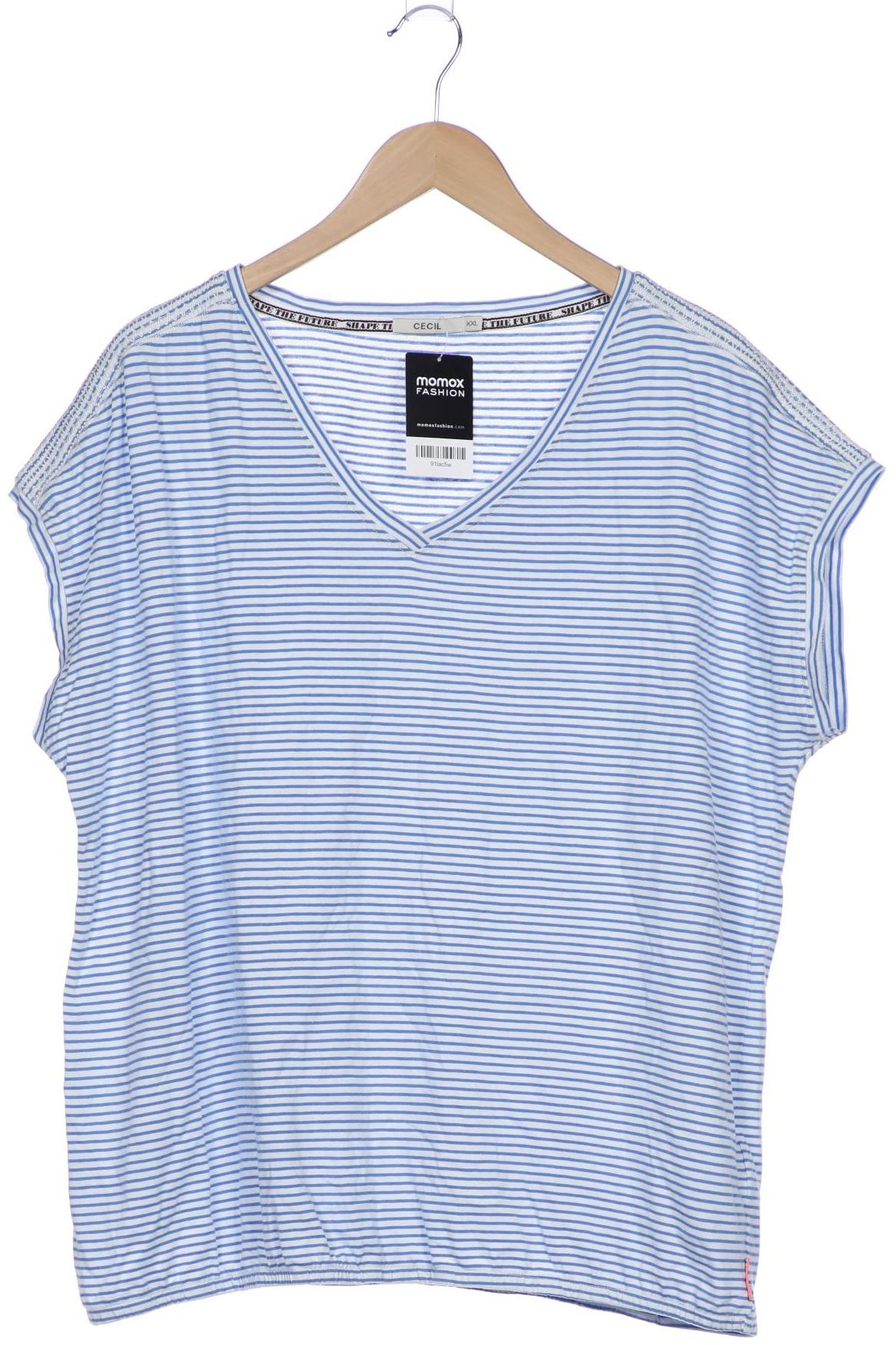 

Cecil Damen T-Shirt, blau, Gr. 46