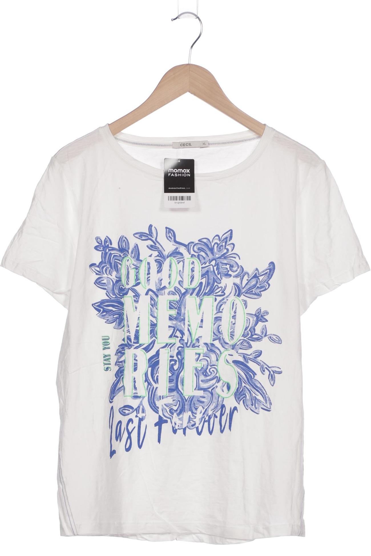 

Cecil Damen T-Shirt, weiß, Gr. 44