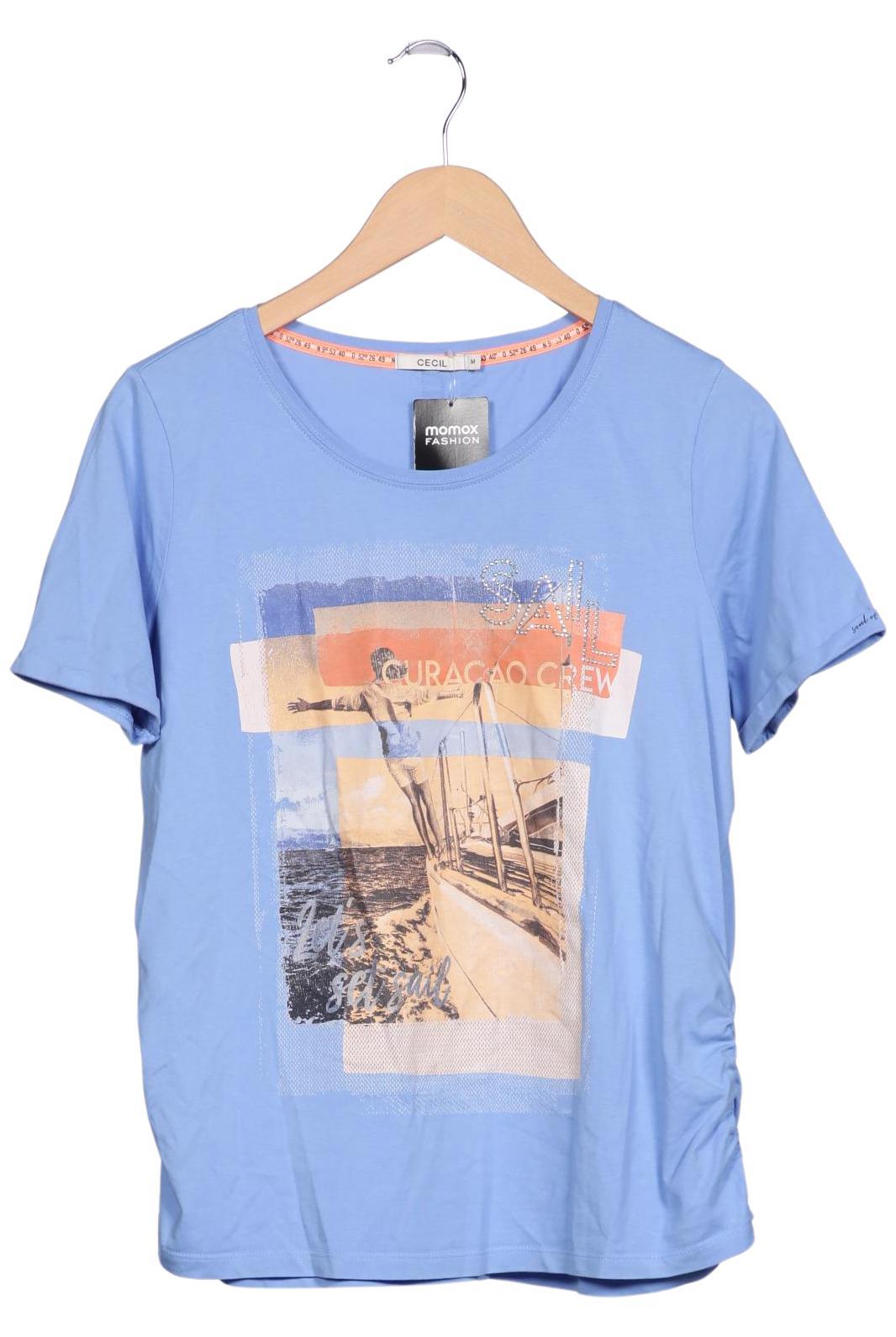 

Cecil Damen T-Shirt, hellblau, Gr. 38