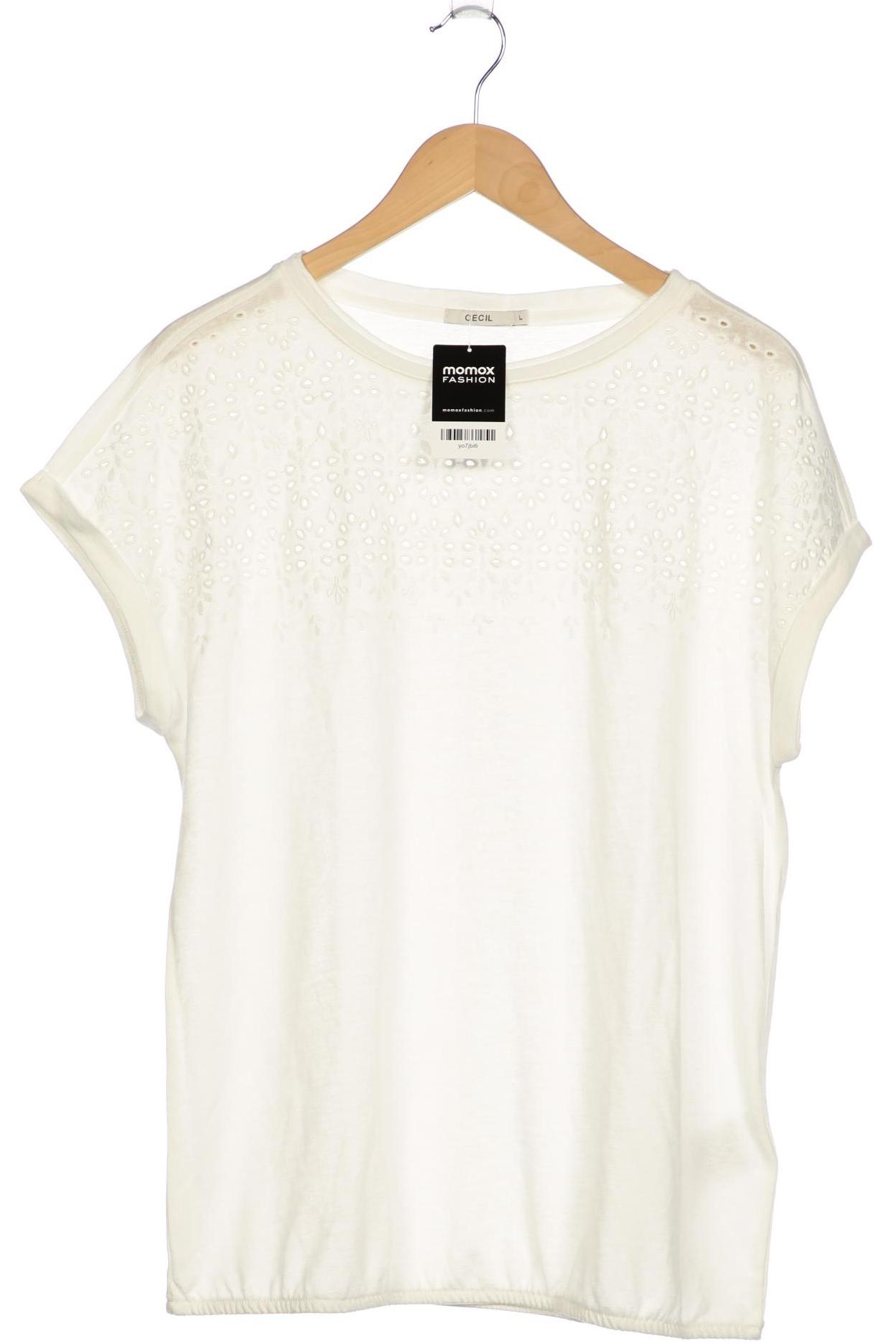 

Cecil Damen T-Shirt, weiß, Gr. 42