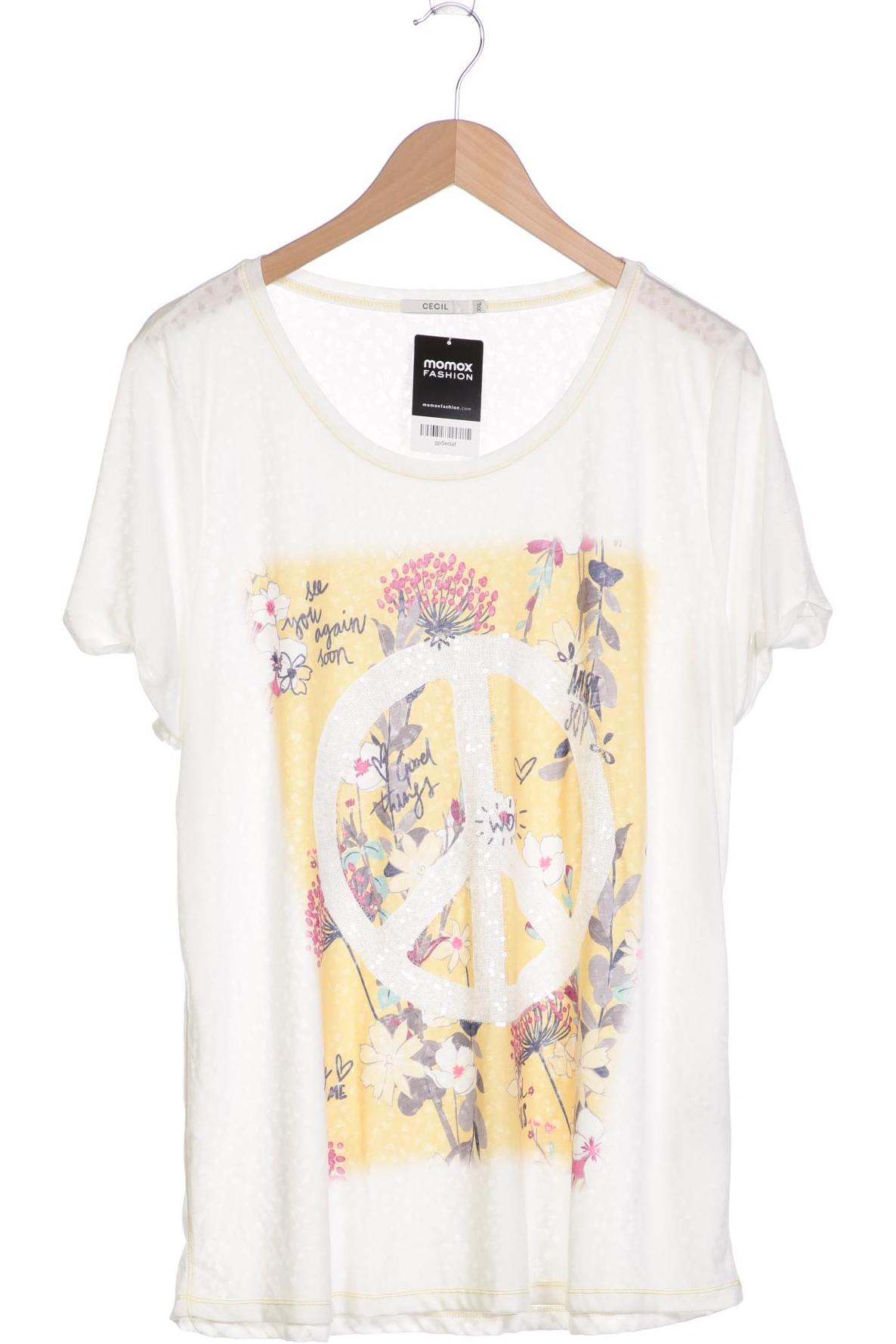 

Cecil Damen T-Shirt, weiß, Gr. 46