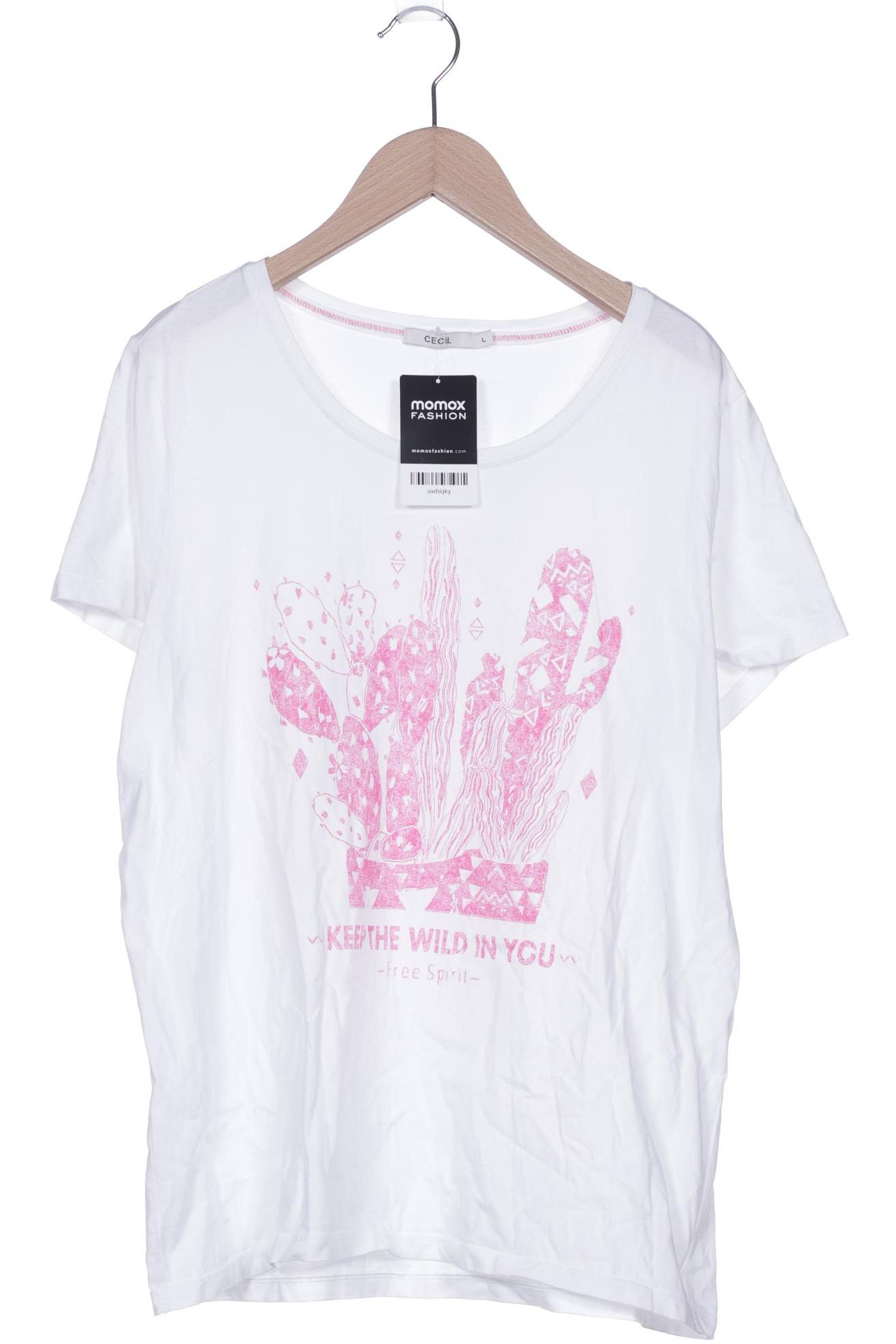 

CECIL Damen T-Shirt, weiß