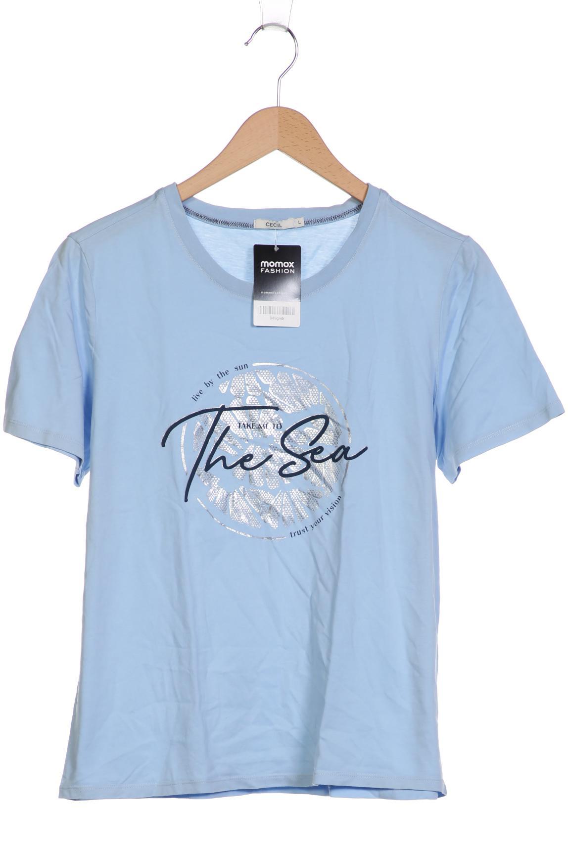 

Cecil Damen T-Shirt, blau, Gr. 42