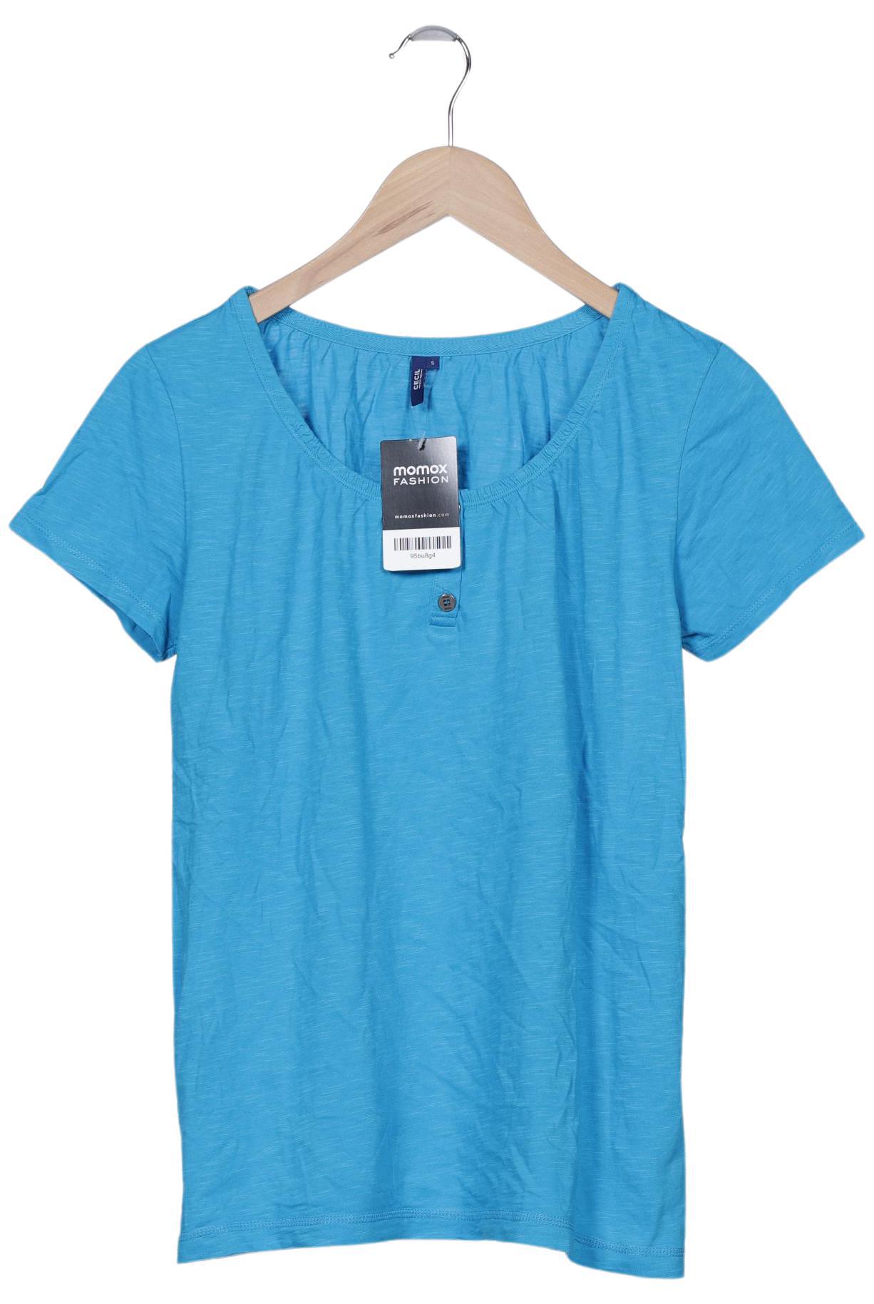 

Cecil Damen T-Shirt, blau, Gr. 36