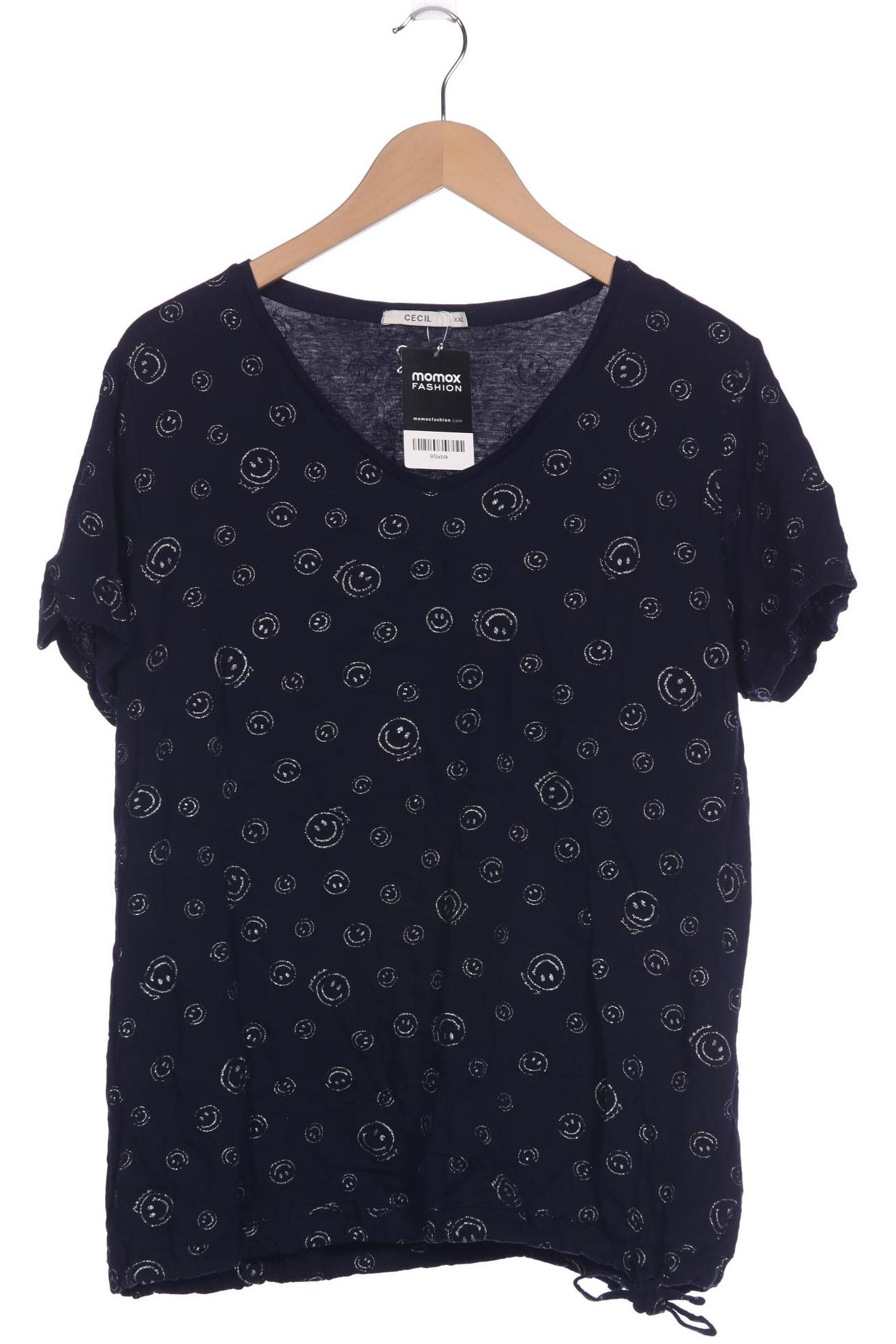 

Cecil Damen T-Shirt, marineblau, Gr. 46