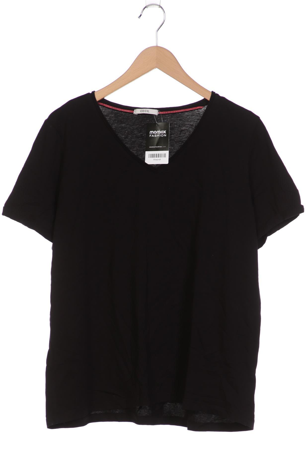 

Cecil Damen T-Shirt, schwarz, Gr. 44