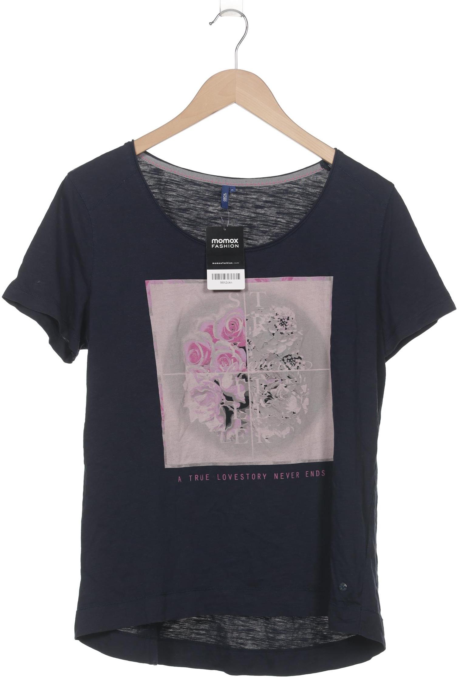 Thumbnail - Cecil Damen T-Shirt, marineblau, Gr. 44