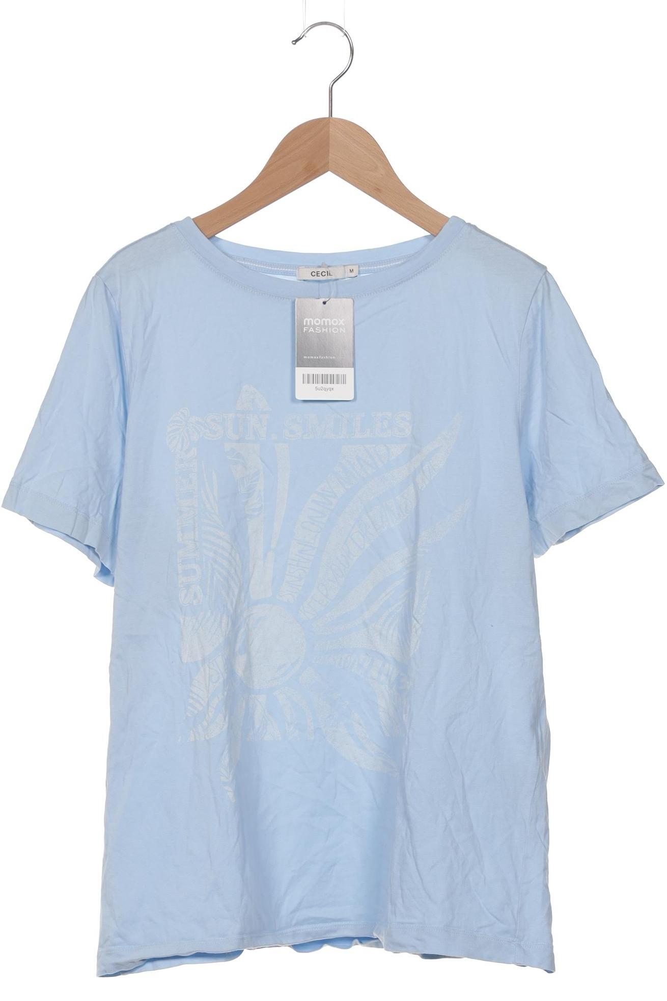 

Cecil Damen T-Shirt, blau, Gr. 38