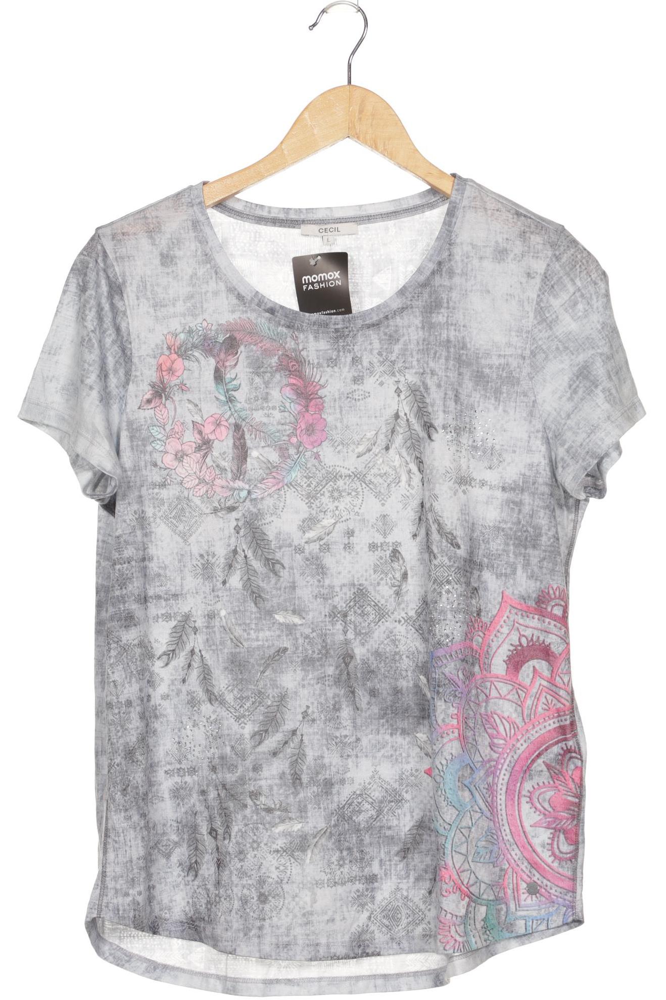 

Cecil Damen T-Shirt, grau, Gr. 42