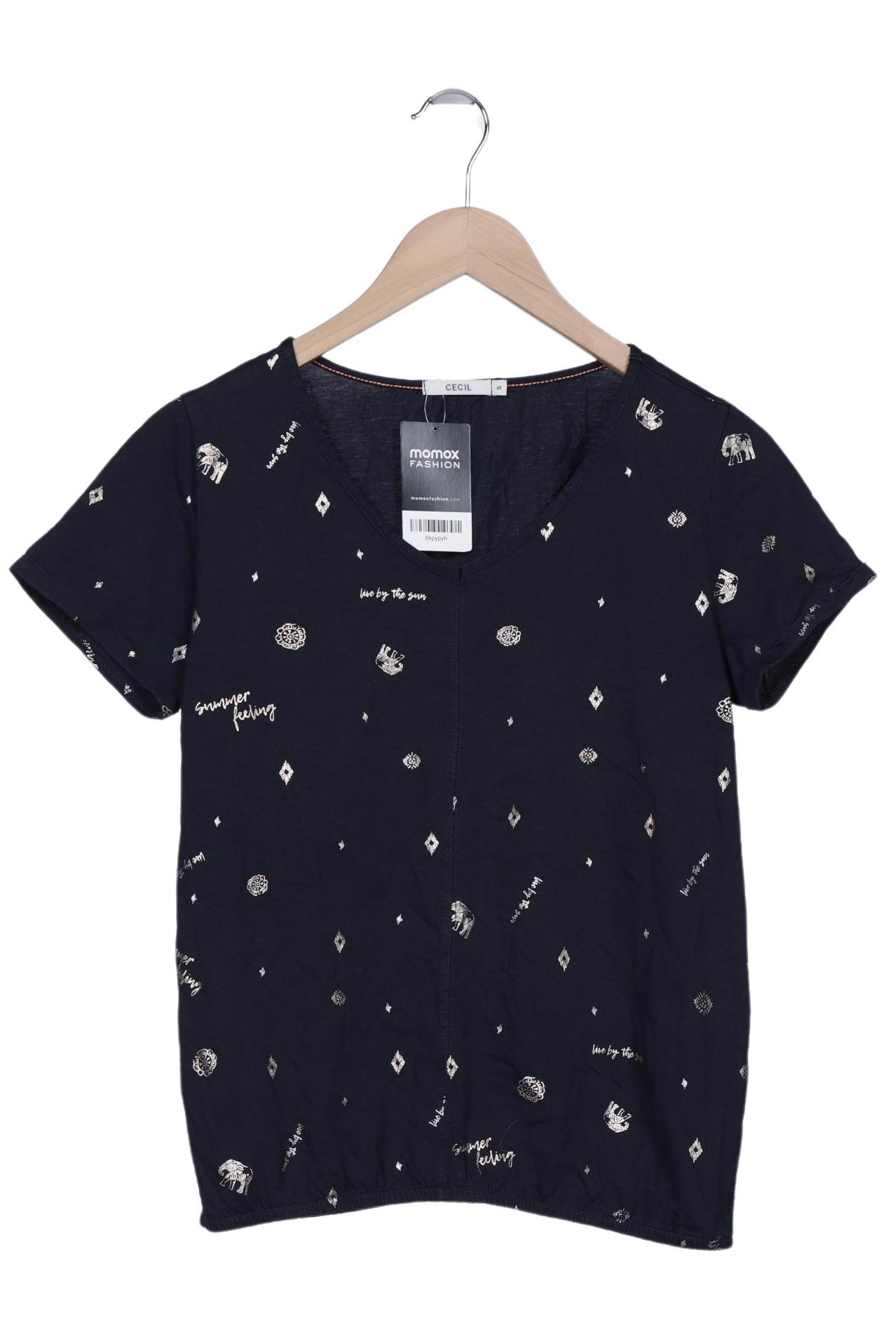 

Cecil Damen T-Shirt, marineblau, Gr. 36
