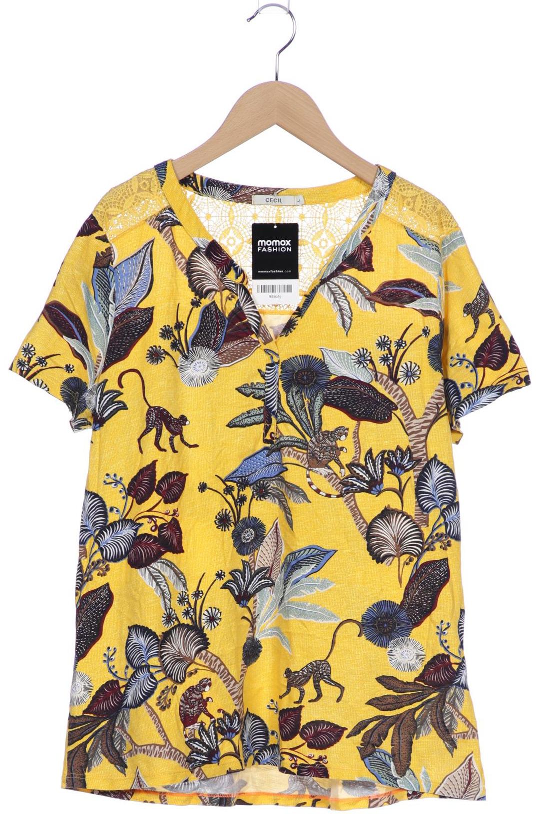 

Cecil Damen T-Shirt, gelb, Gr. 42